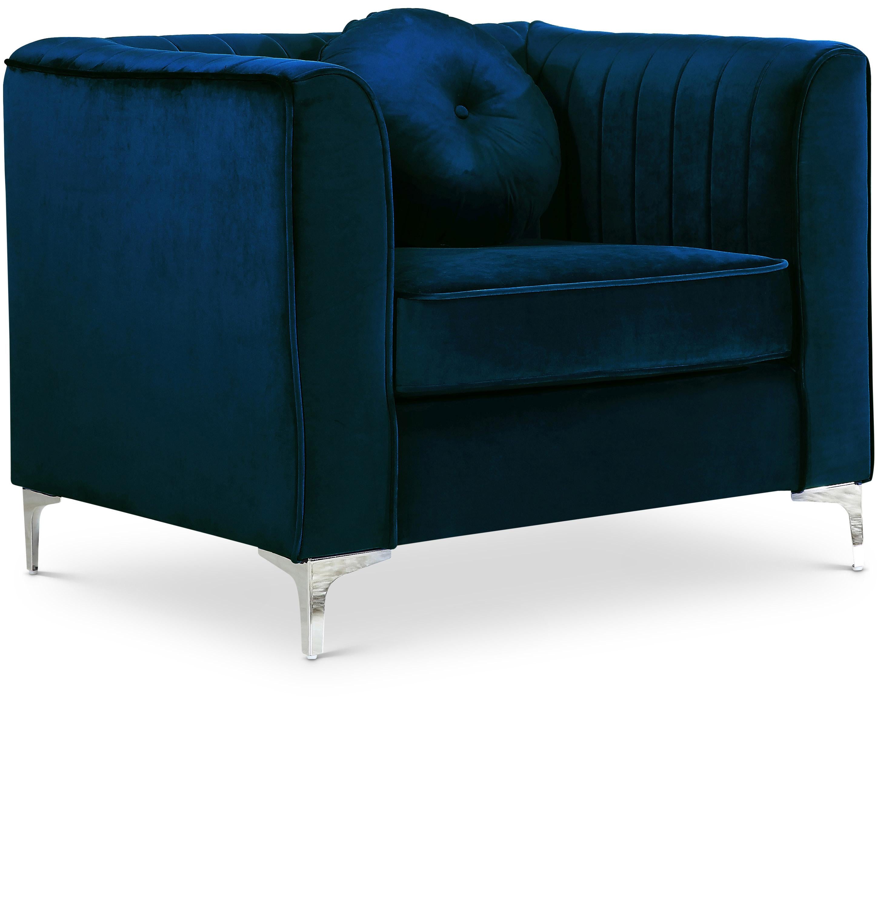 Isabelle Navy Velvet Chair - Luxury Home Furniture (MI)