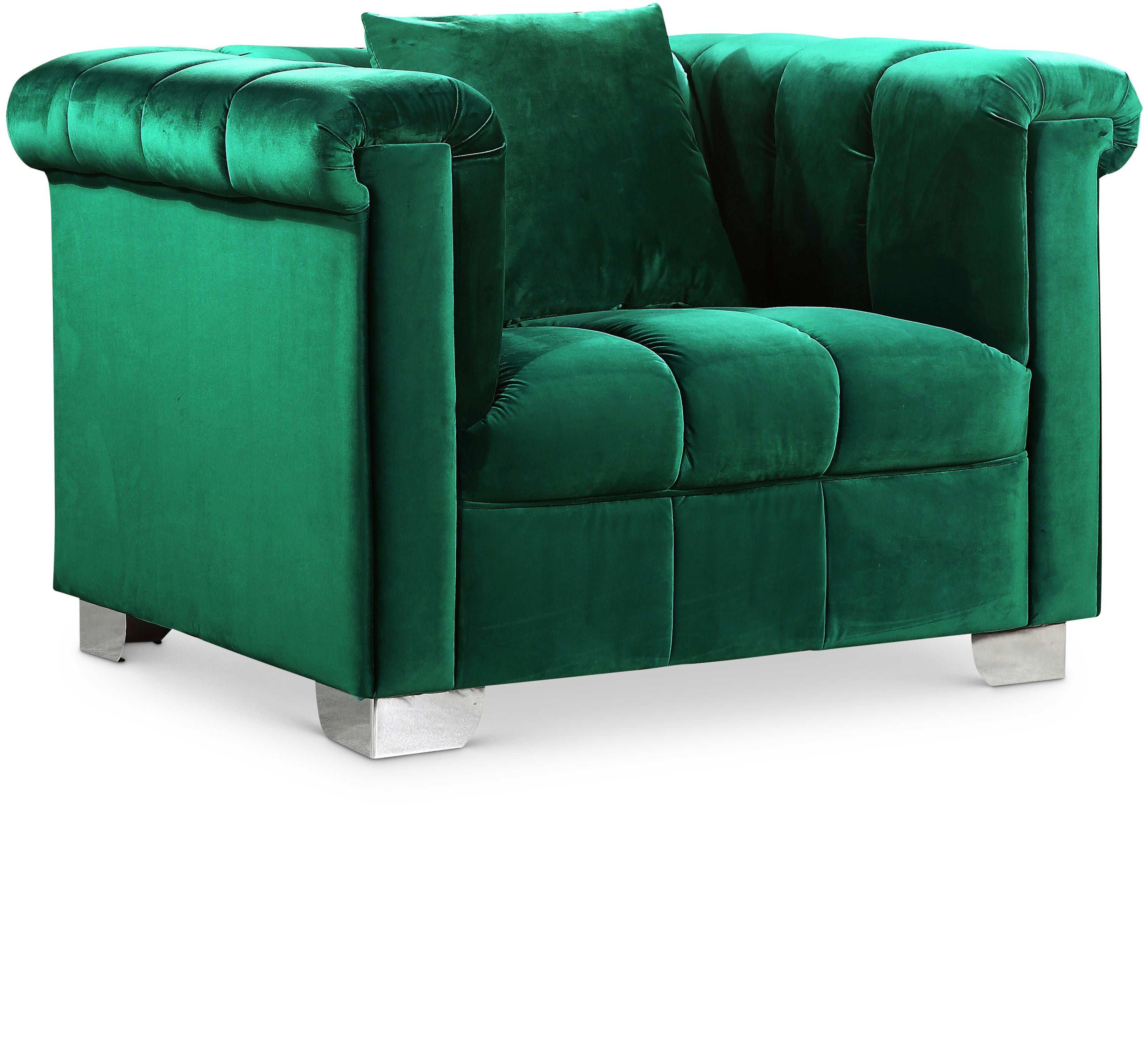 Kayla Green Velvet Chair - Luxury Home Furniture (MI)