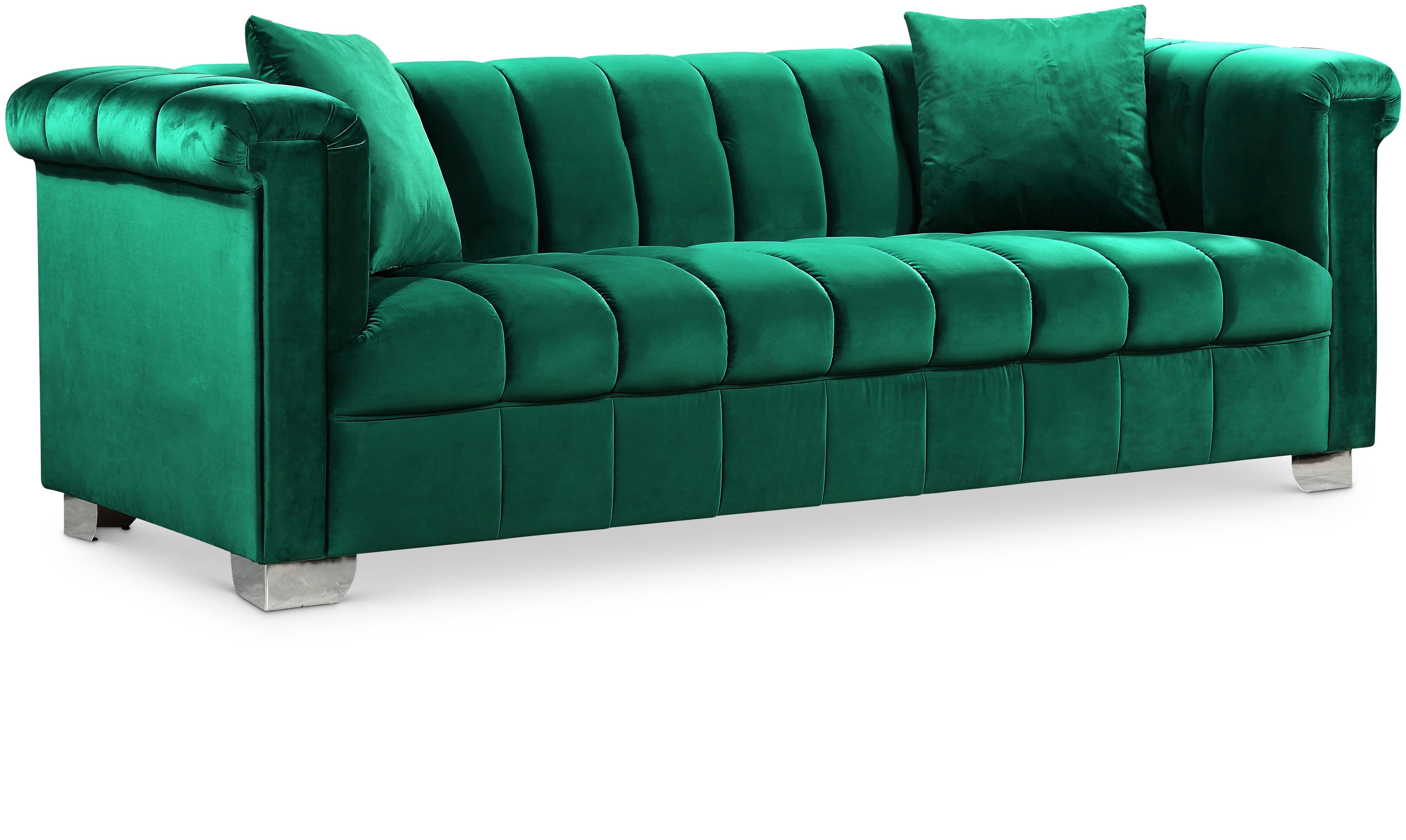 Kayla Green Velvet Sofa - Luxury Home Furniture (MI)