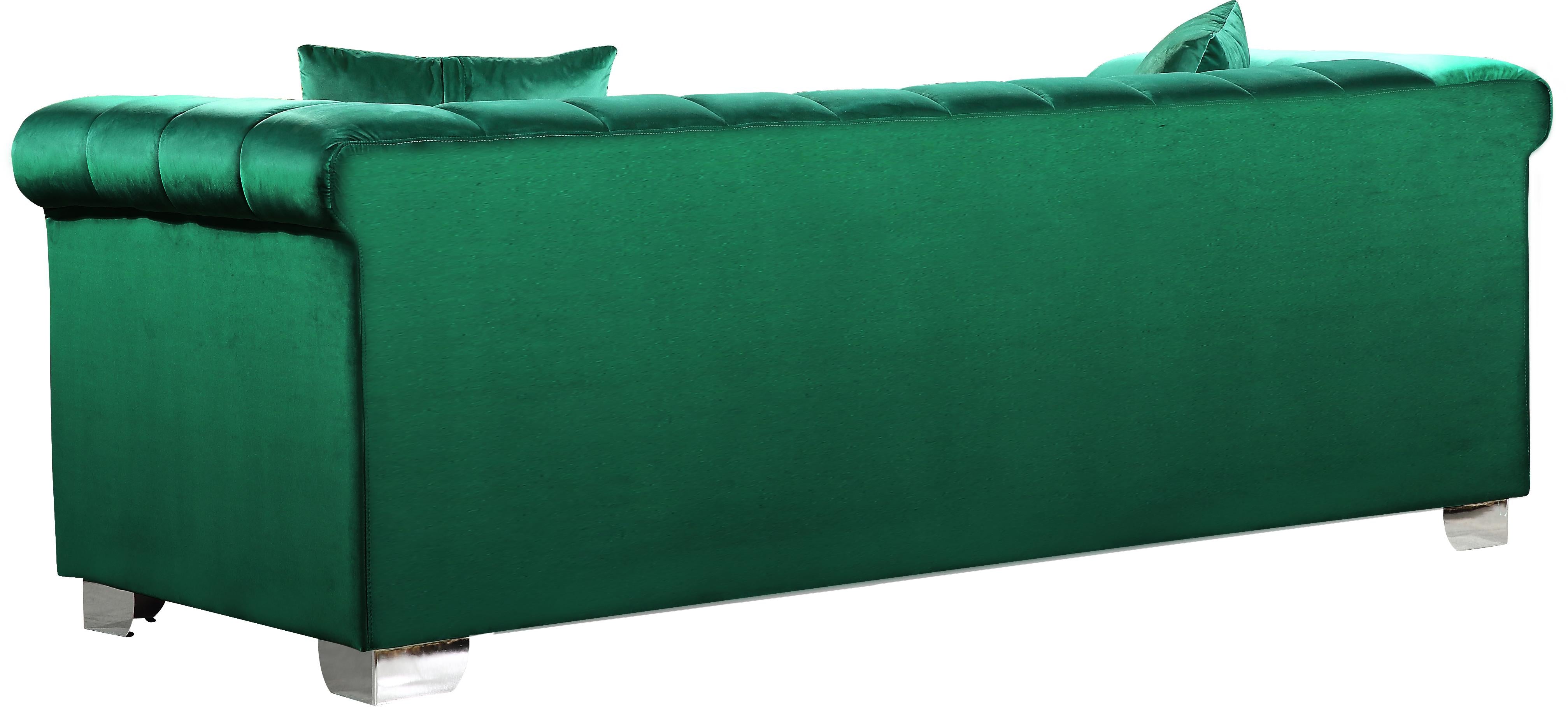 Kayla Green Velvet Sofa - Luxury Home Furniture (MI)