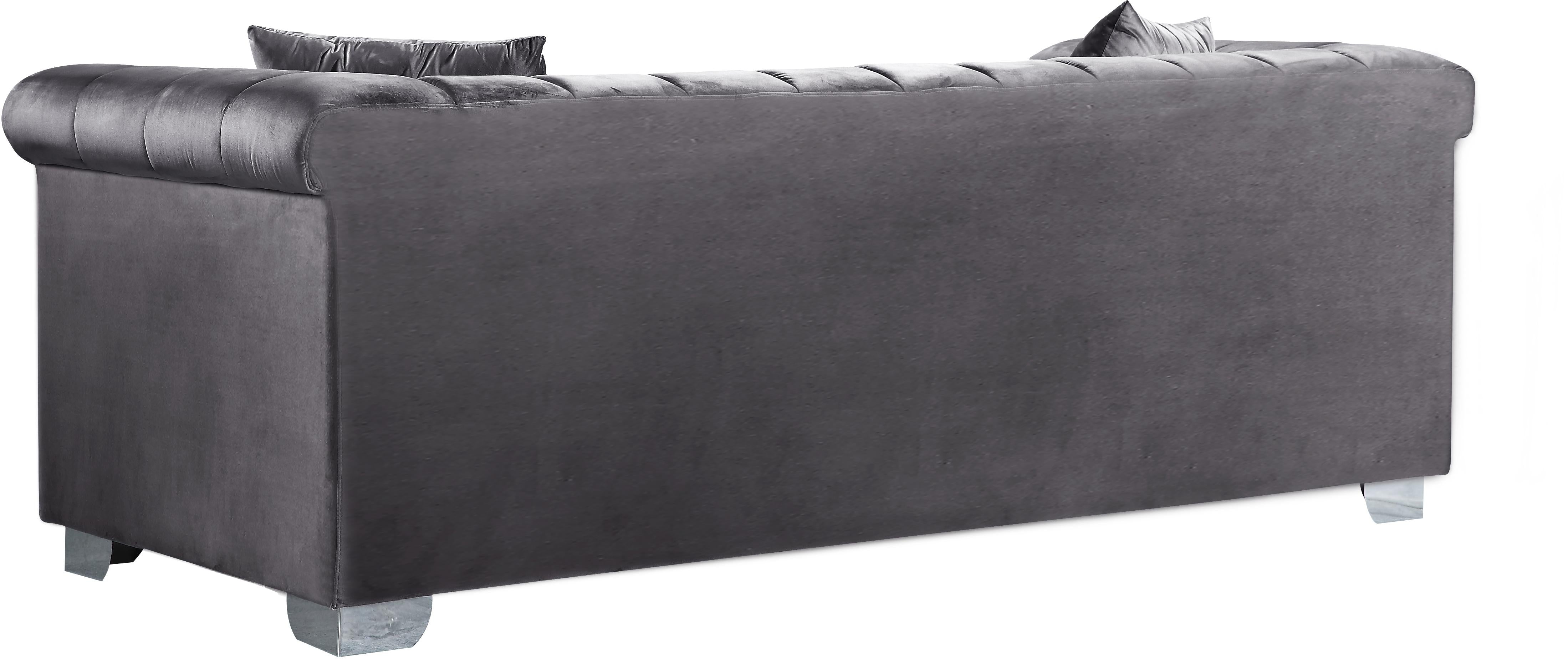 Kayla Grey Velvet Sofa - Luxury Home Furniture (MI)