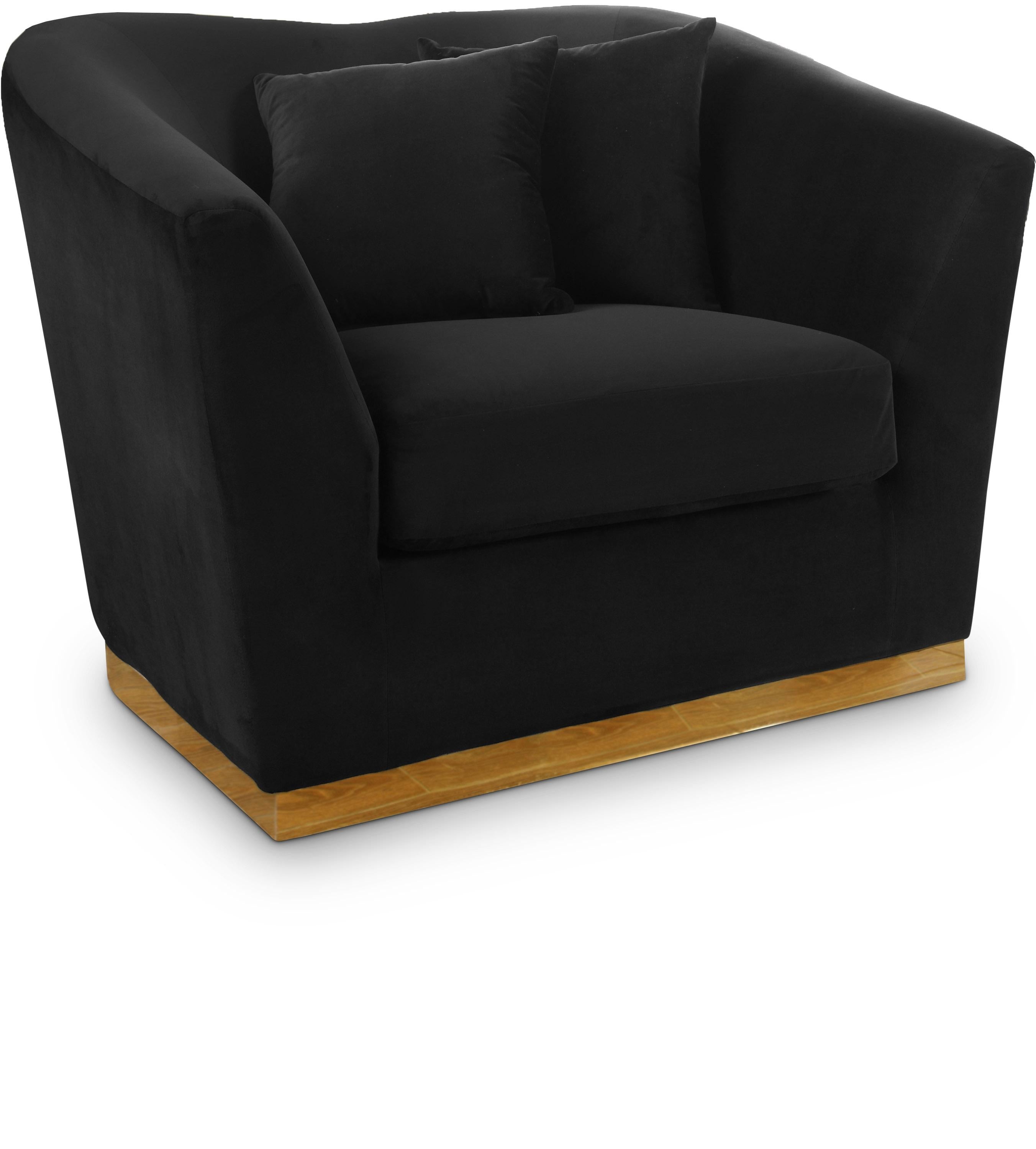 Arabella Black Velvet Chair - Luxury Home Furniture (MI)