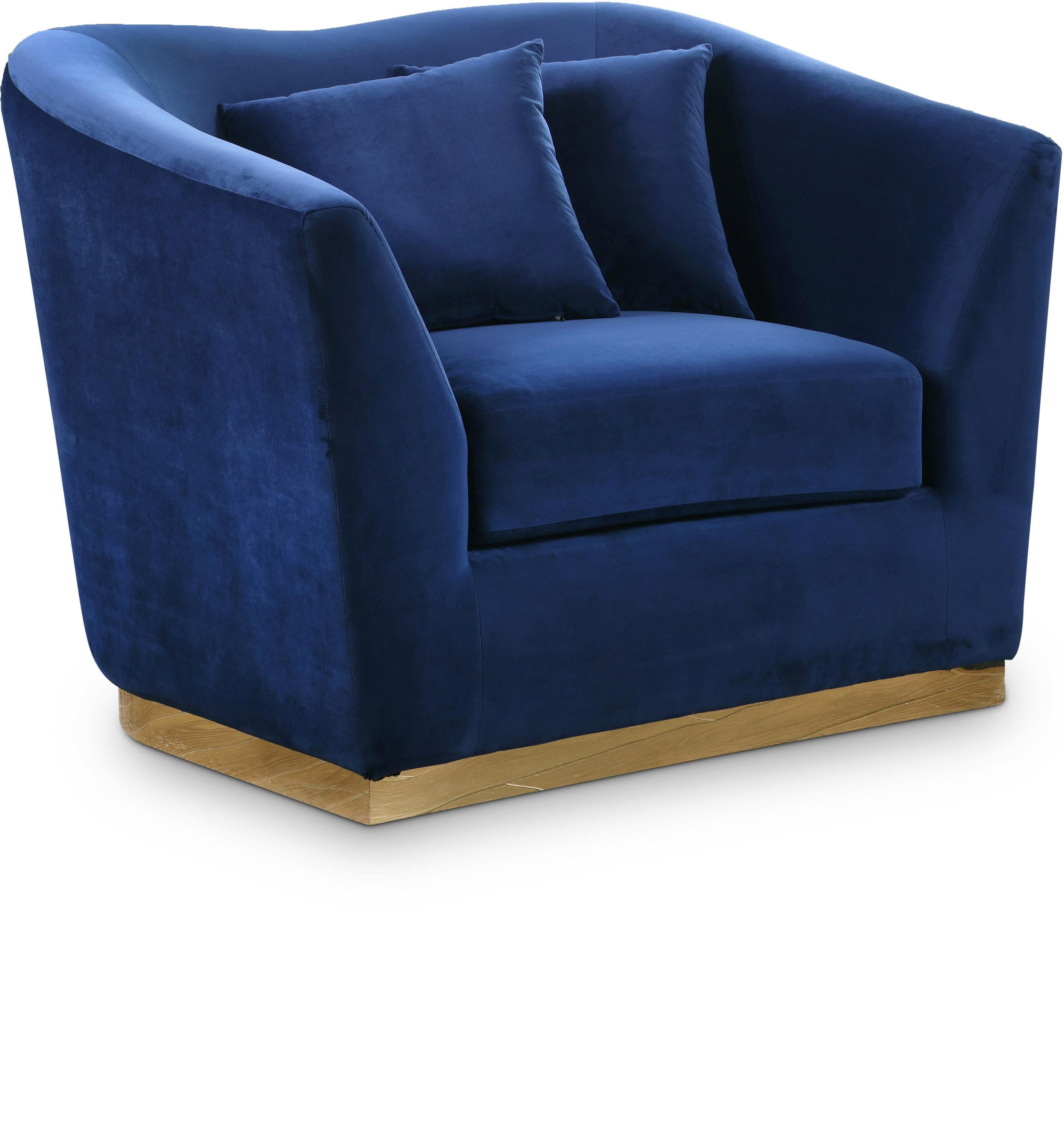 Arabella Navy Velvet Chair - Luxury Home Furniture (MI)