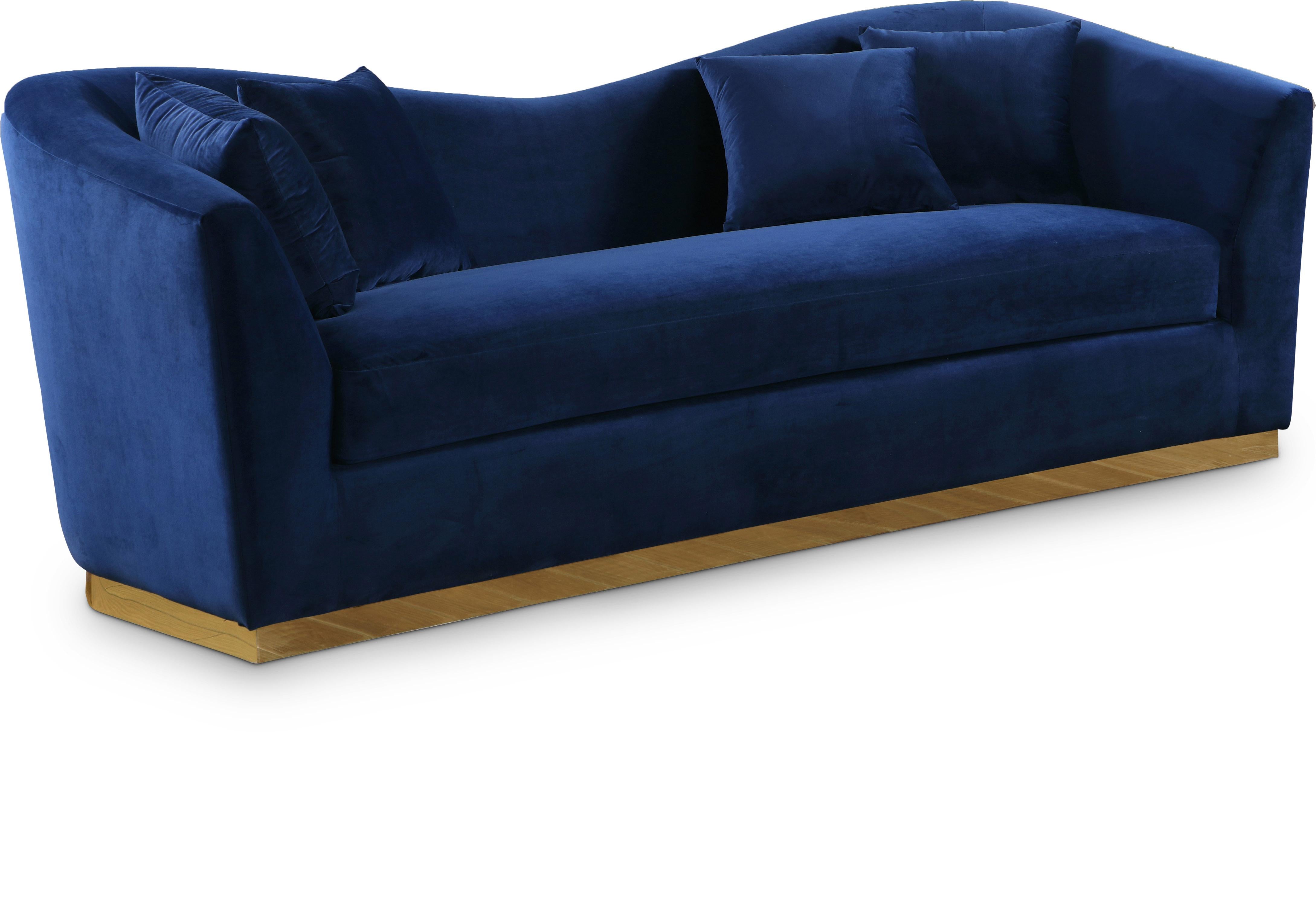 Arabella Navy Velvet Sofa - Luxury Home Furniture (MI)