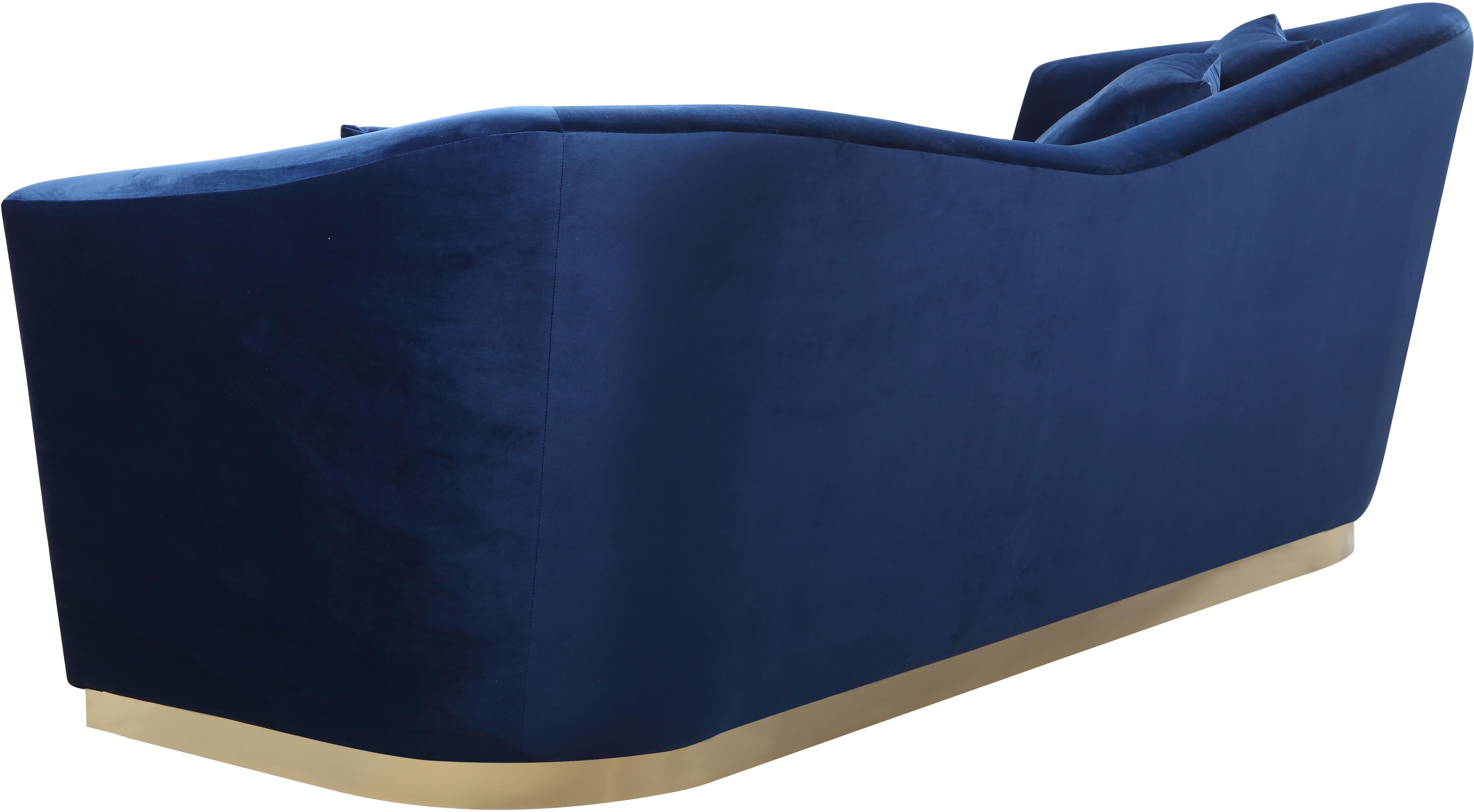 Arabella Navy Velvet Sofa - Luxury Home Furniture (MI)