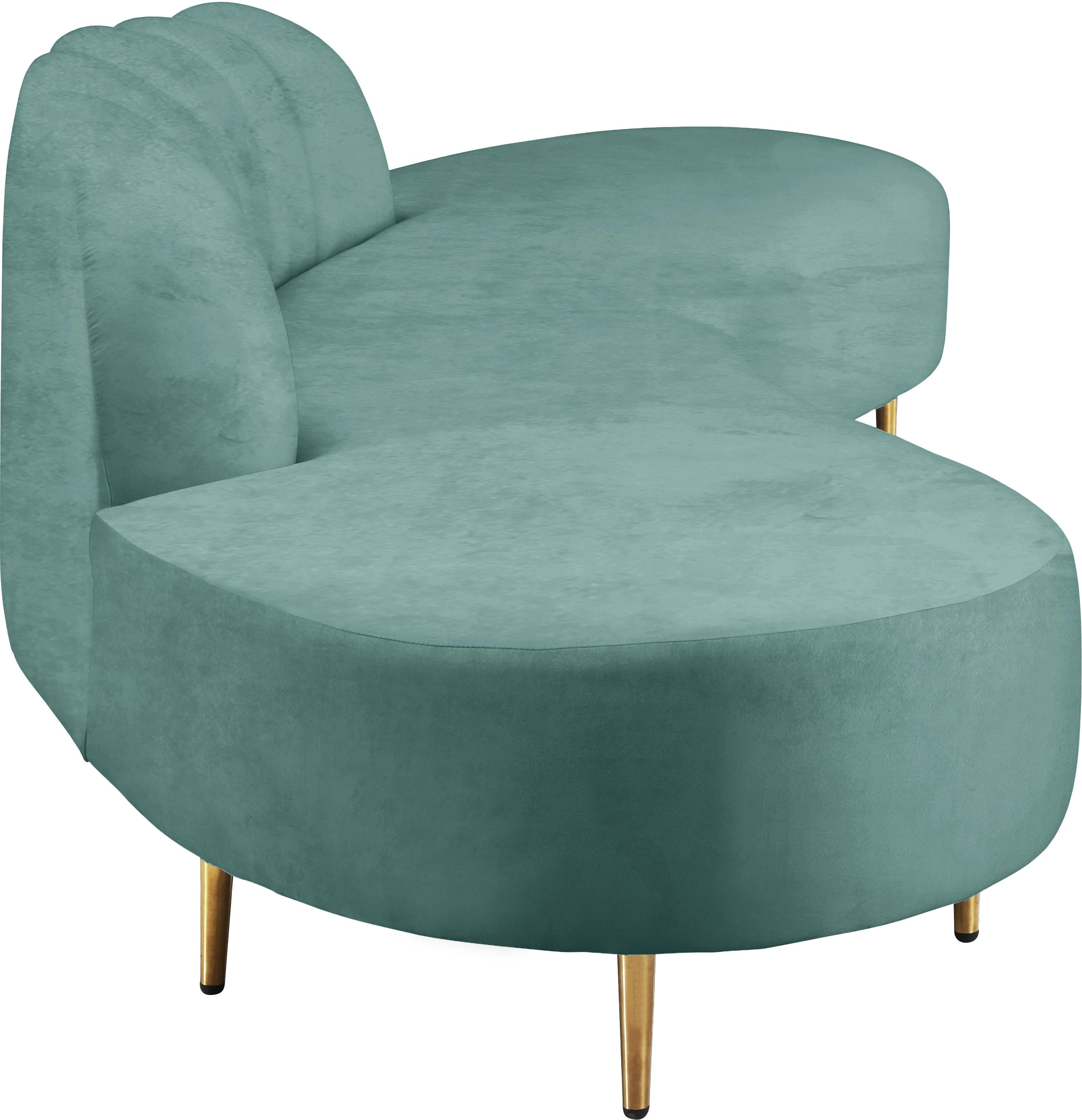 Divine Mint Velvet 2pc. Sectional - Luxury Home Furniture (MI)