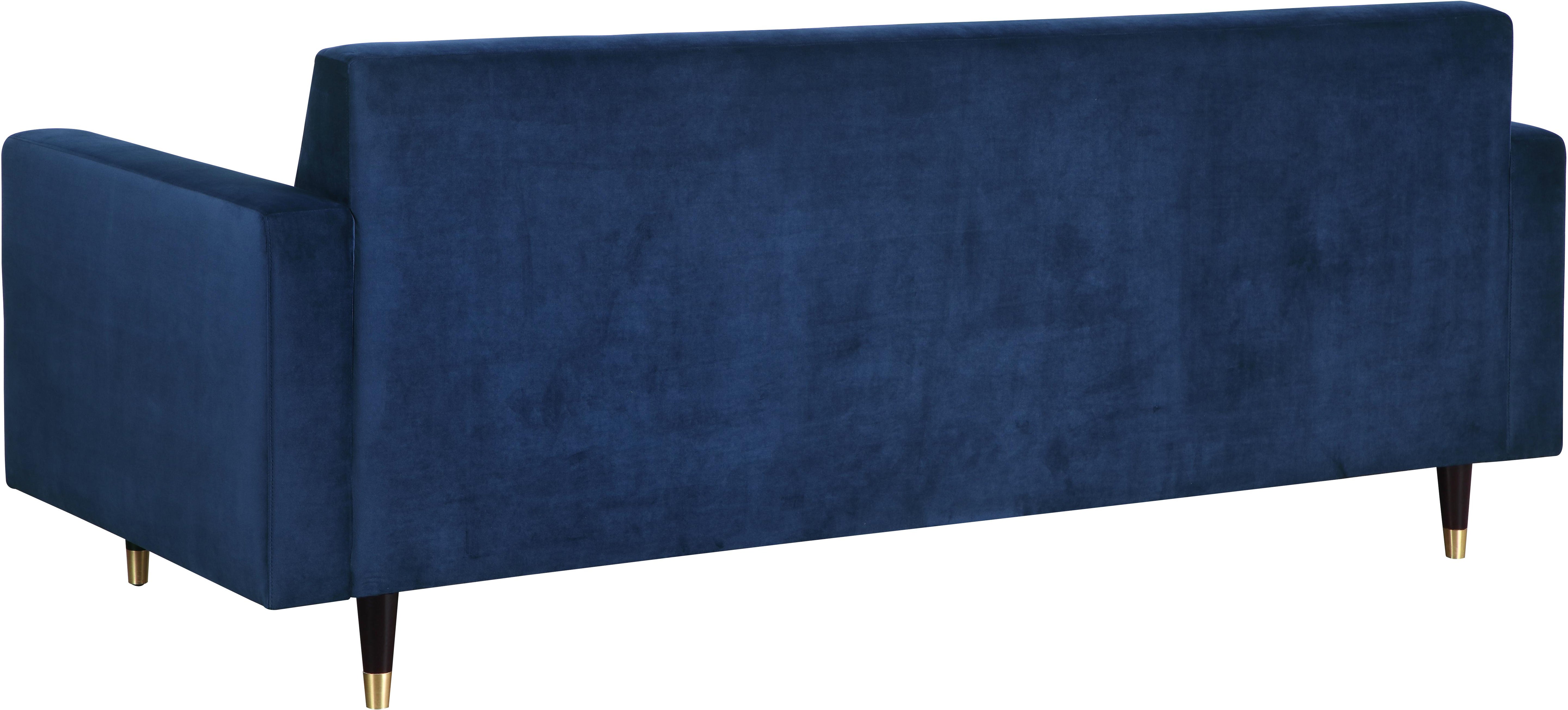 Lola Navy Velvet Sofa - Luxury Home Furniture (MI)