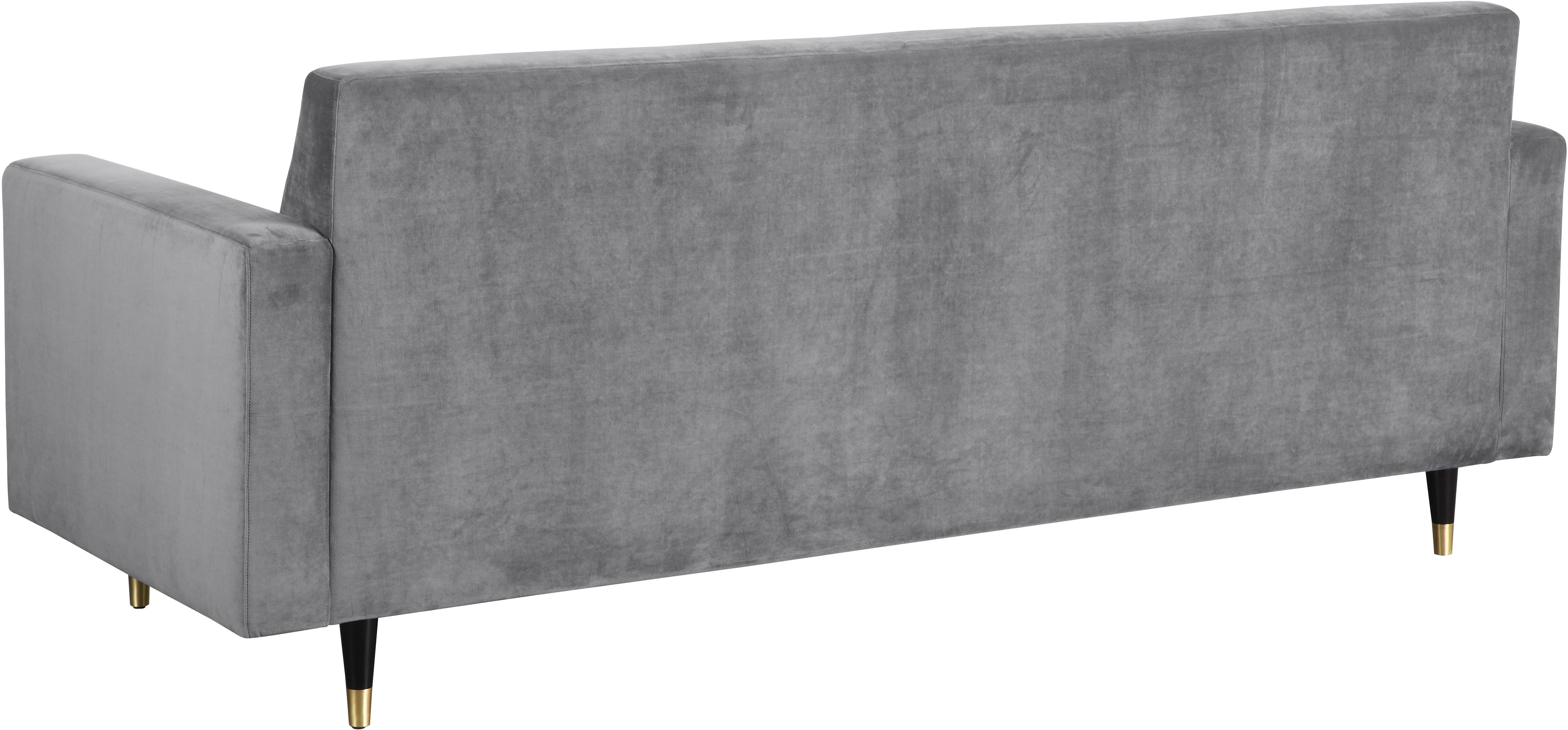 Lola Grey Velvet Sofa - Luxury Home Furniture (MI)