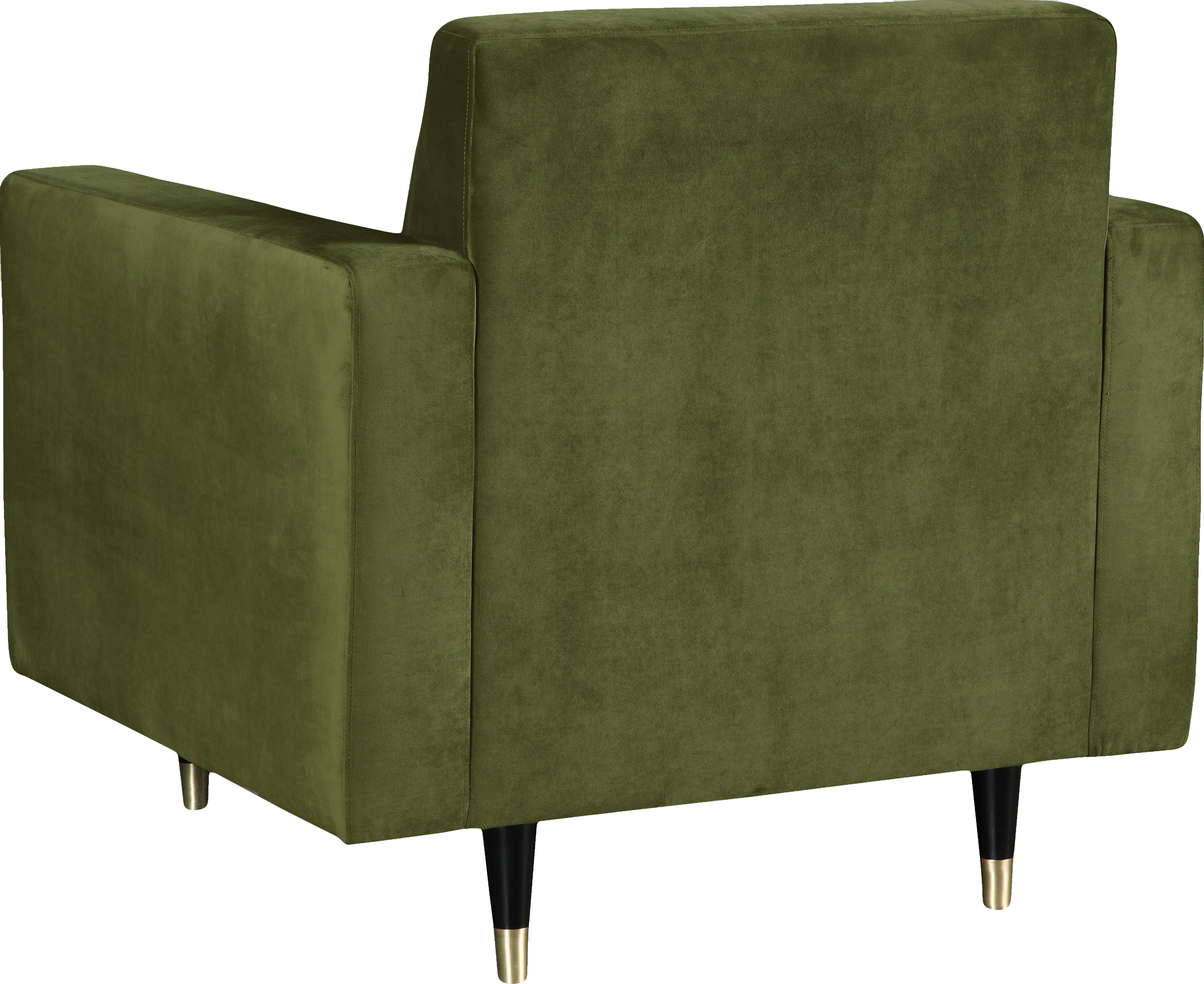 Lola Olive Velvet Chair - Luxury Home Furniture (MI)