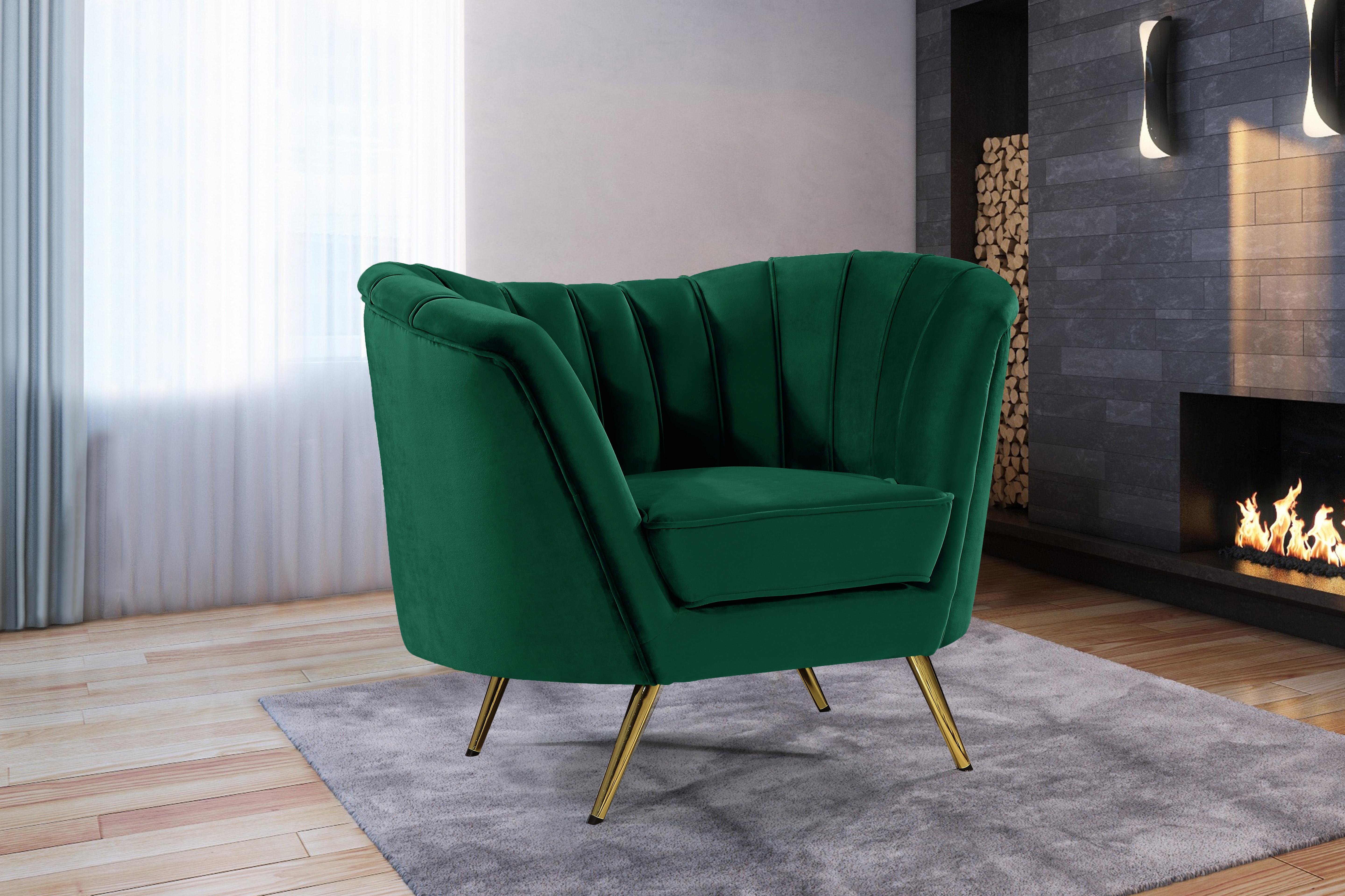 Margo Green Velvet Chair - Luxury Home Furniture (MI)