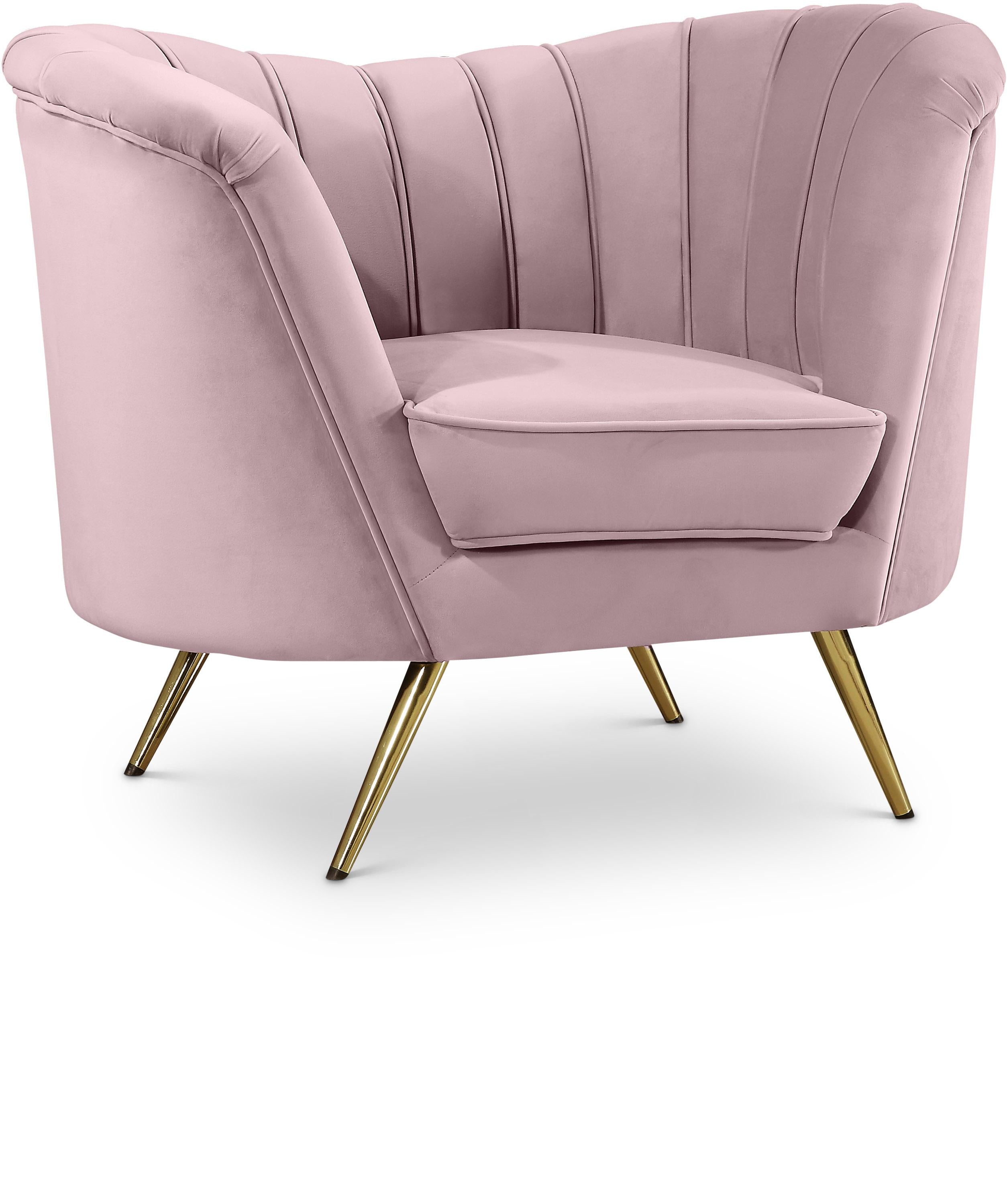Margo Pink Velvet Chair - Luxury Home Furniture (MI)