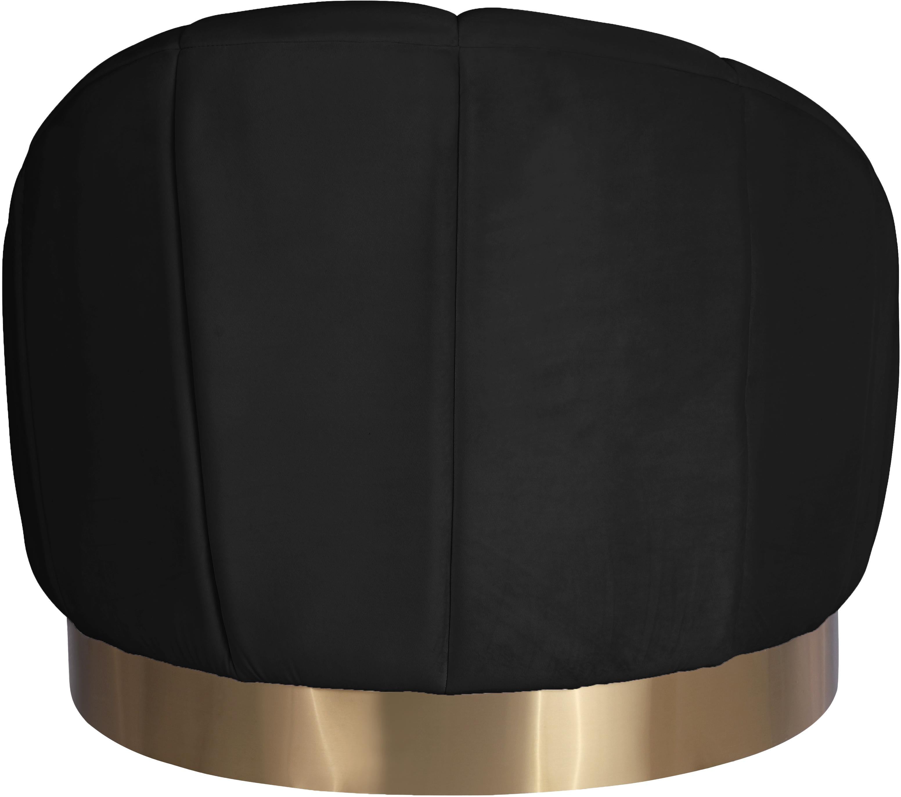 Shelly Black Velvet Chair - Luxury Home Furniture (MI)