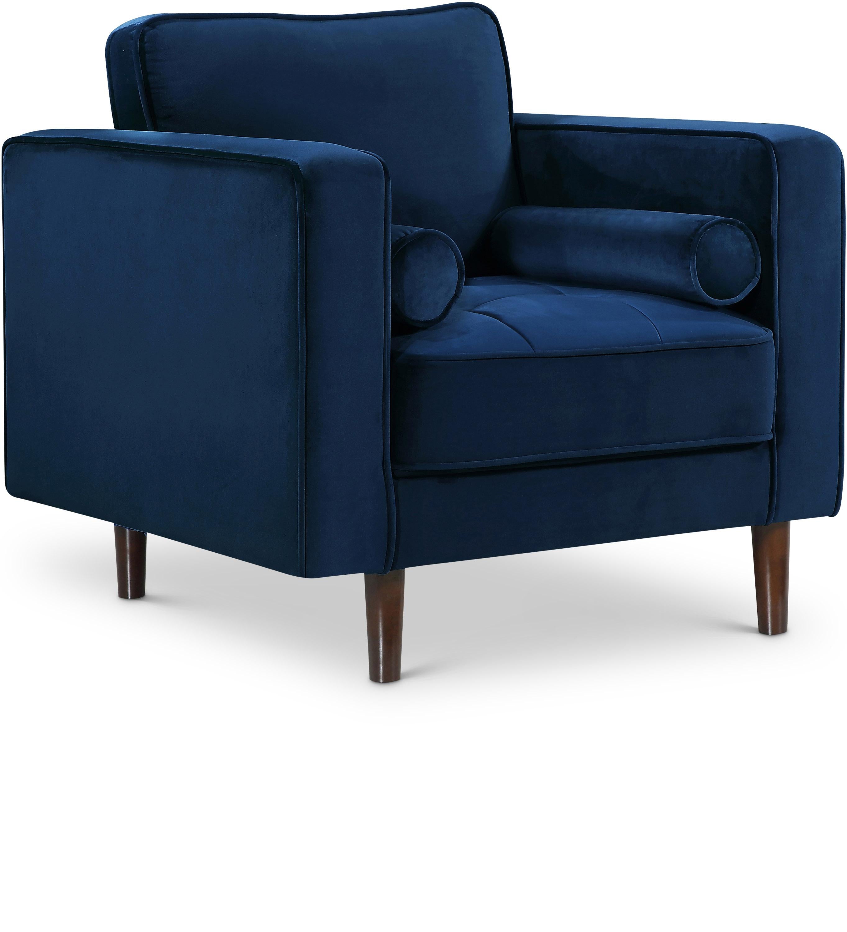 Emily Navy Velvet Chair - Luxury Home Furniture (MI)