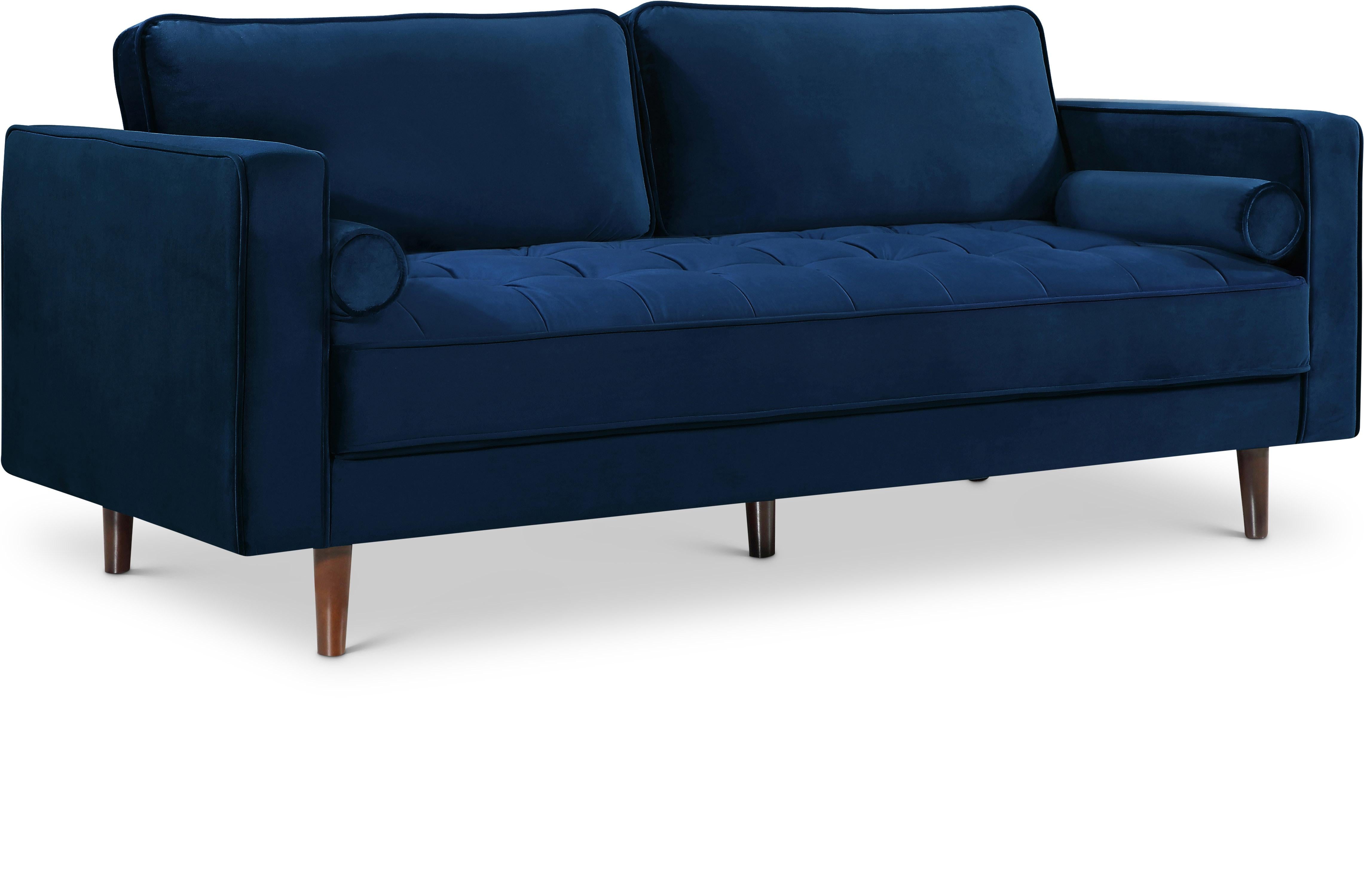 Emily Navy Velvet Sofa - Luxury Home Furniture (MI)