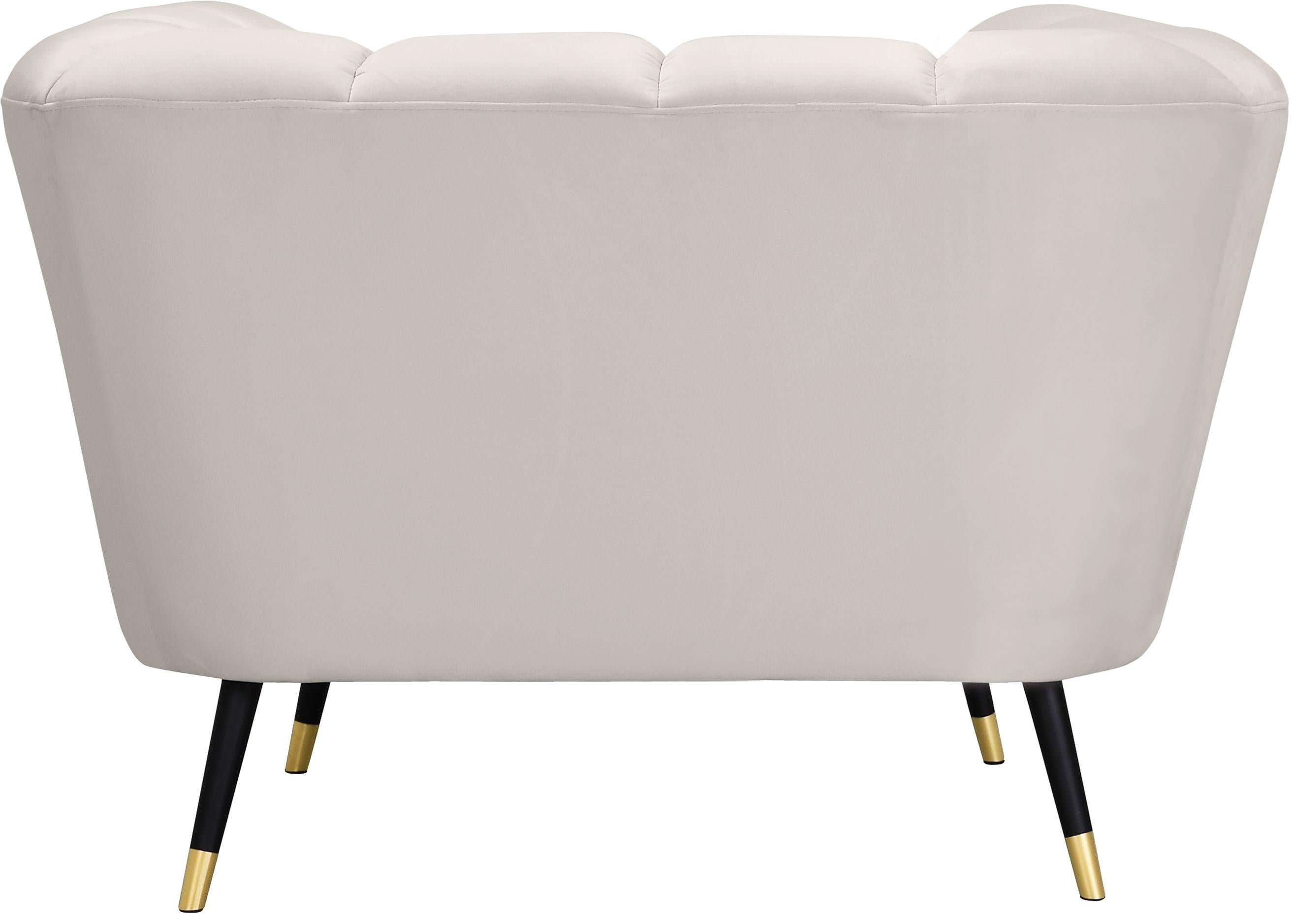 Beaumont Cream Velvet Chair - Luxury Home Furniture (MI)