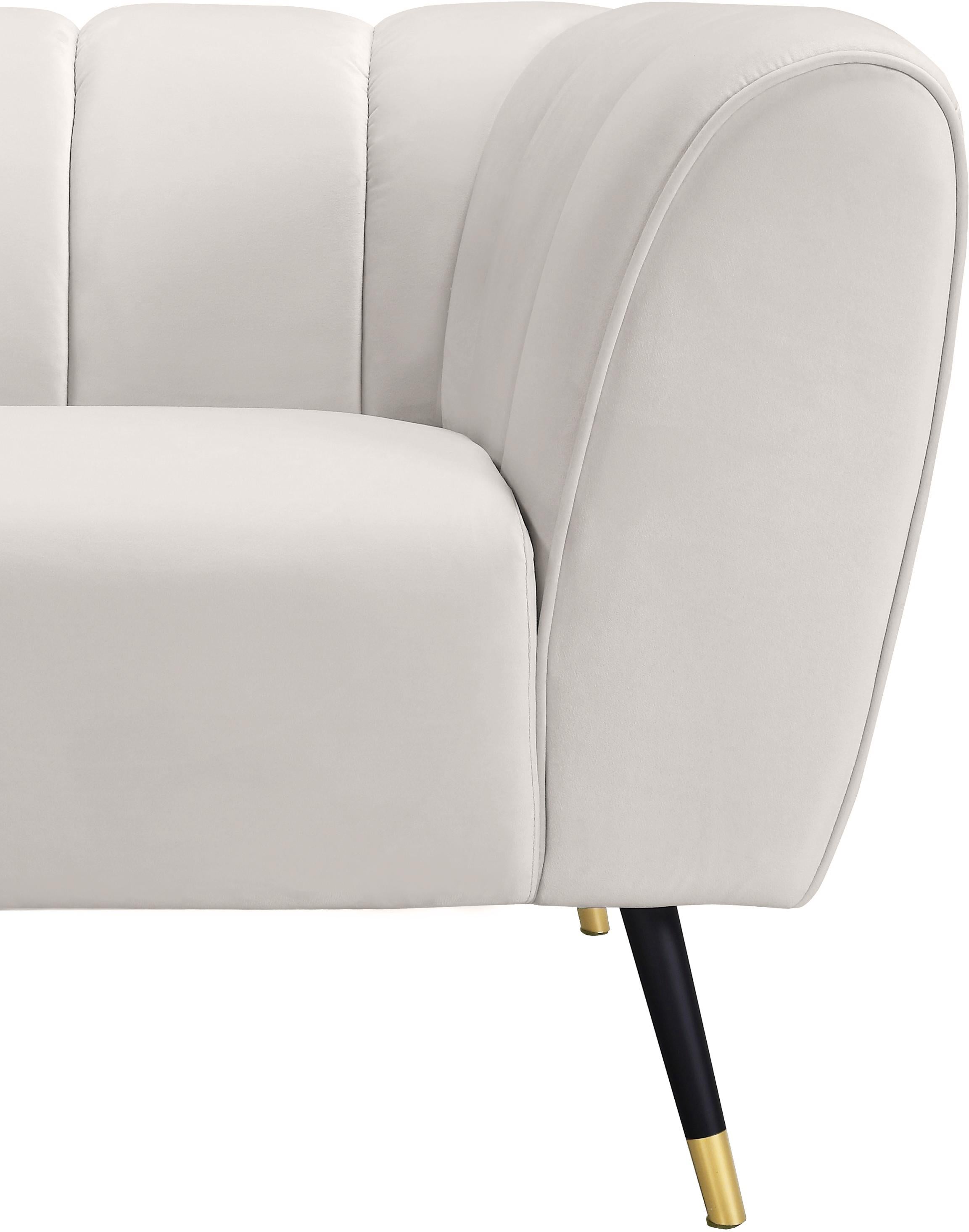 Beaumont Cream Velvet Chair - Luxury Home Furniture (MI)