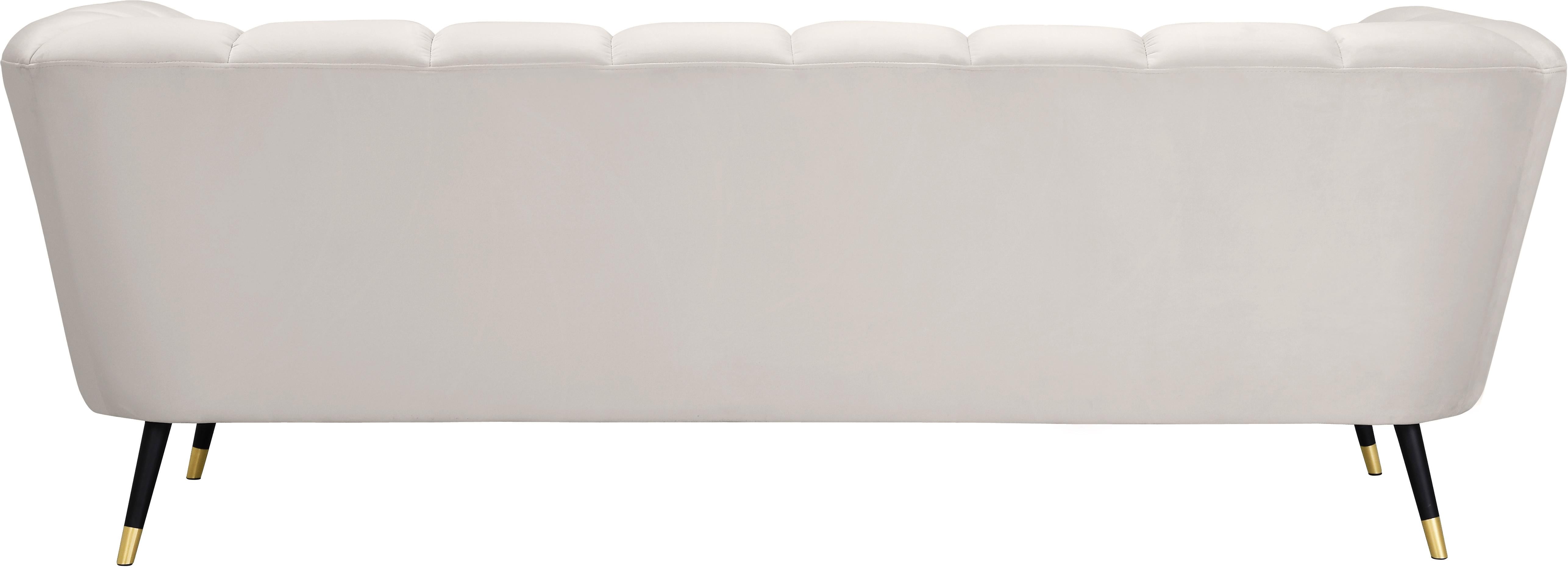 Beaumont Cream Velvet Sofa - Luxury Home Furniture (MI)