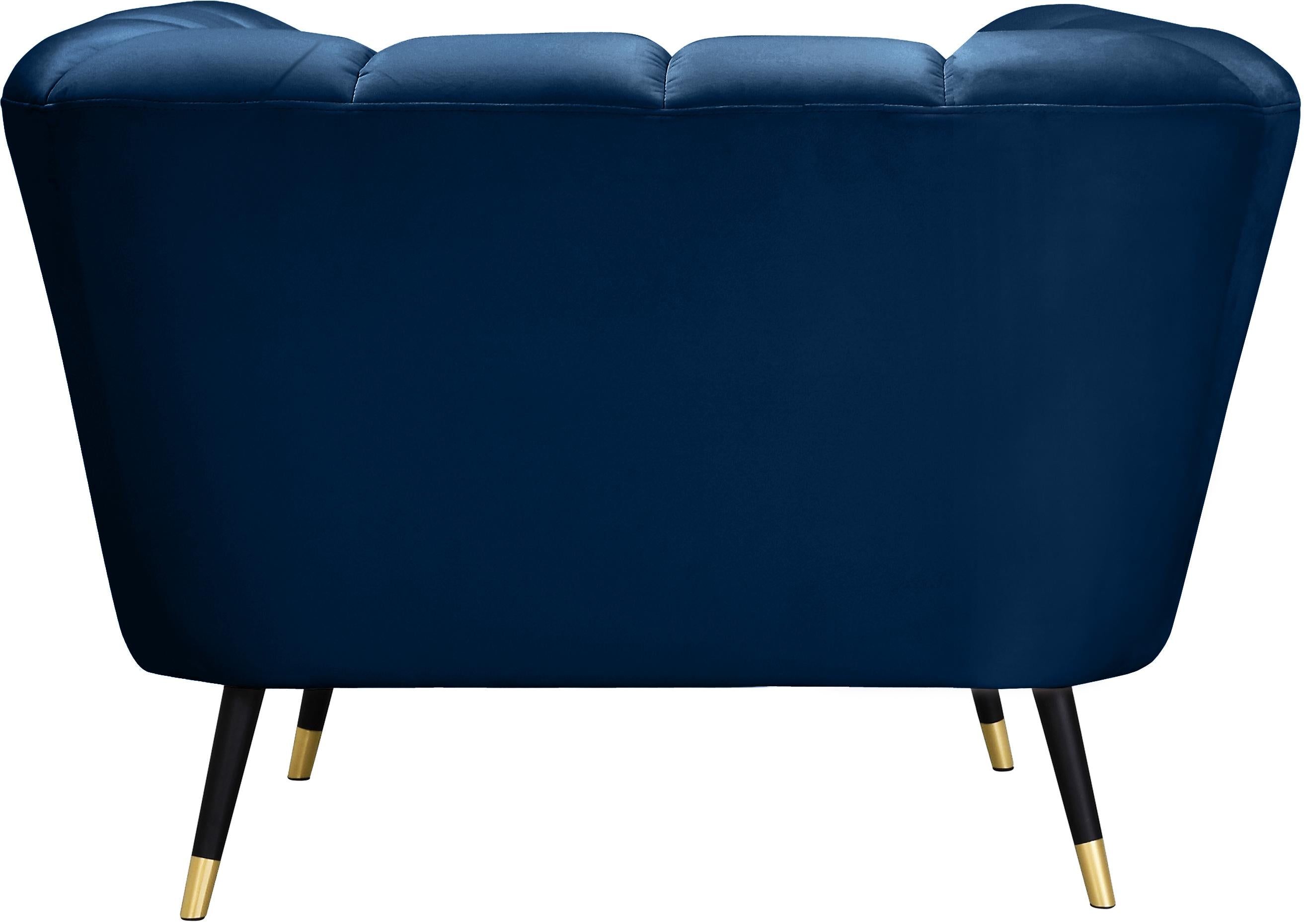 Beaumont Navy Velvet Chair - Luxury Home Furniture (MI)