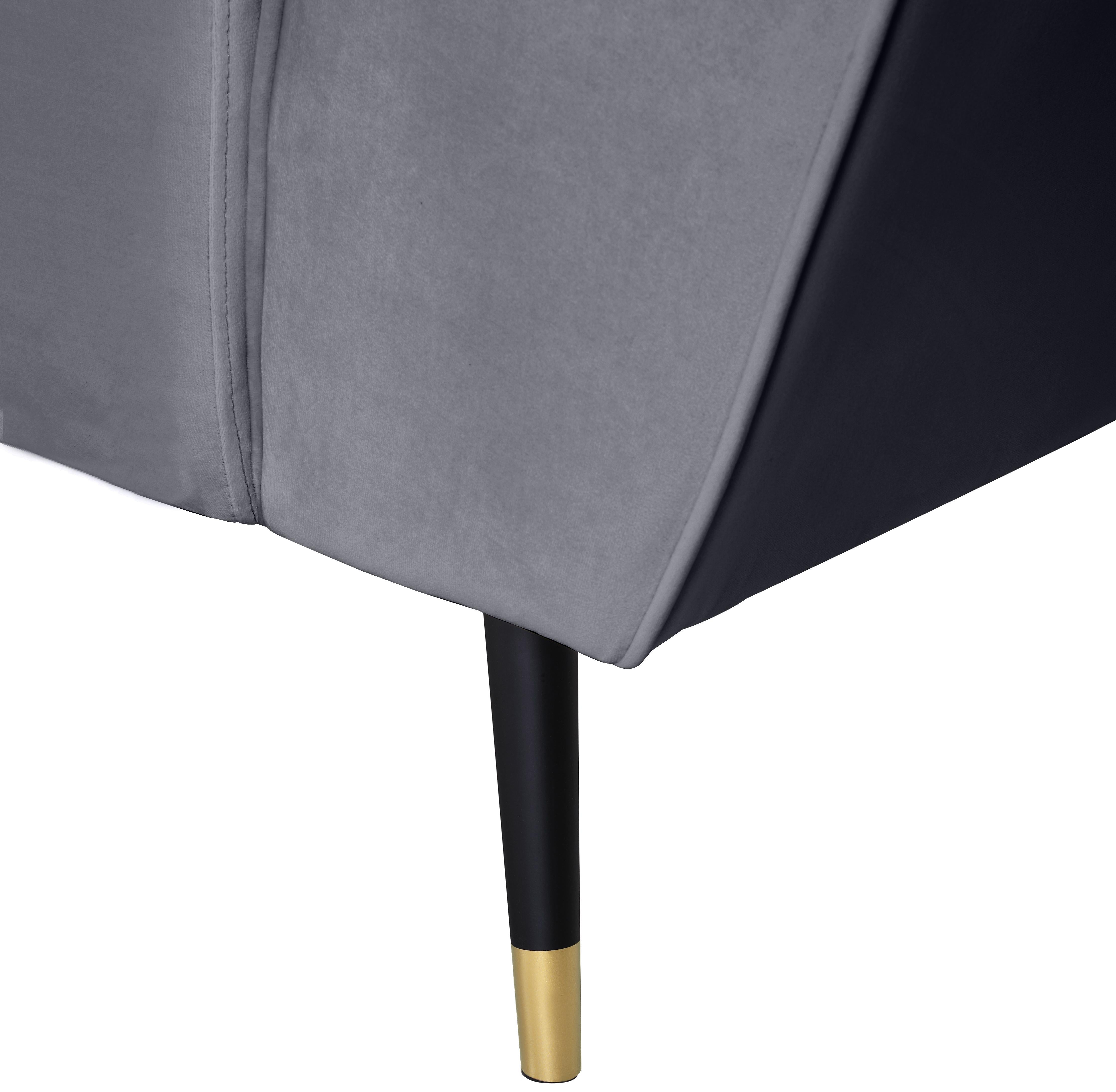 Beaumont Grey Velvet Chair - Luxury Home Furniture (MI)