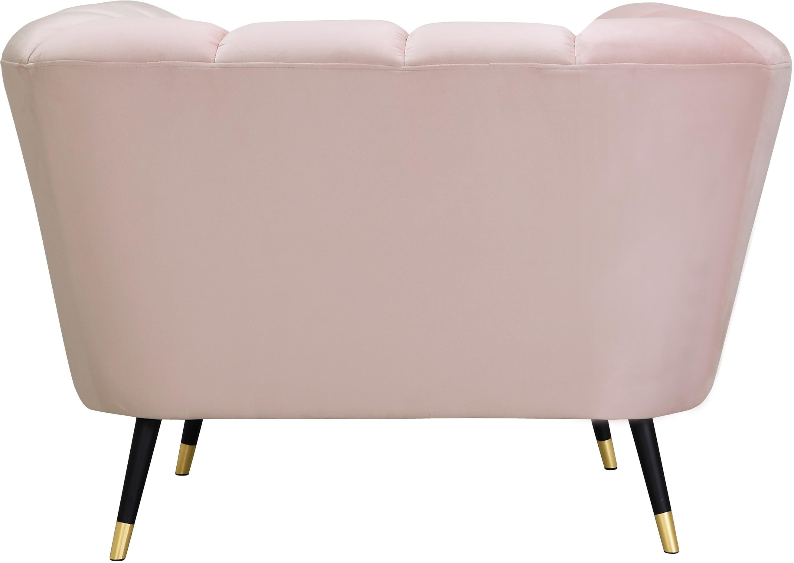 Beaumont Pink Velvet Chair - Luxury Home Furniture (MI)