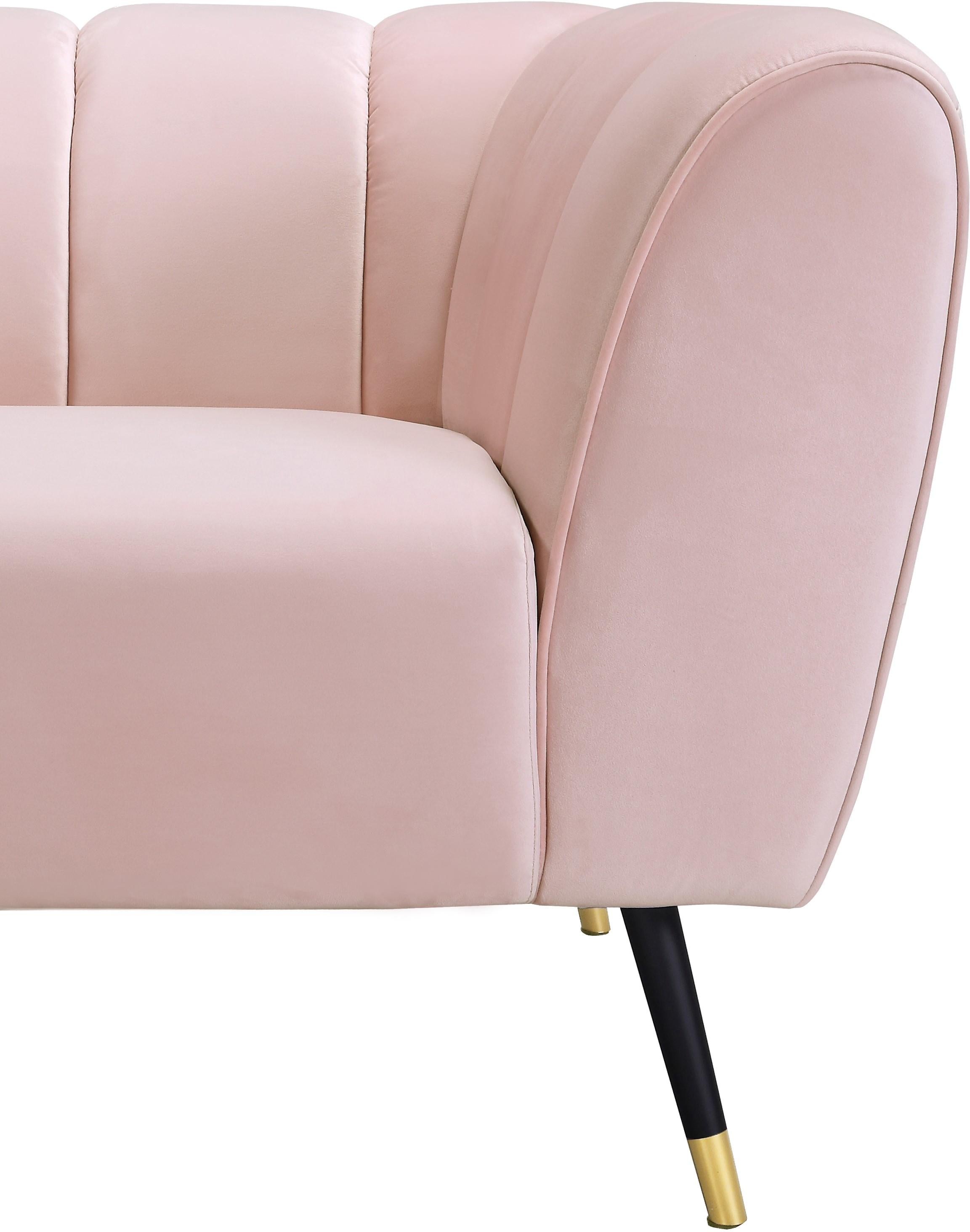 Beaumont Pink Velvet Chair - Luxury Home Furniture (MI)