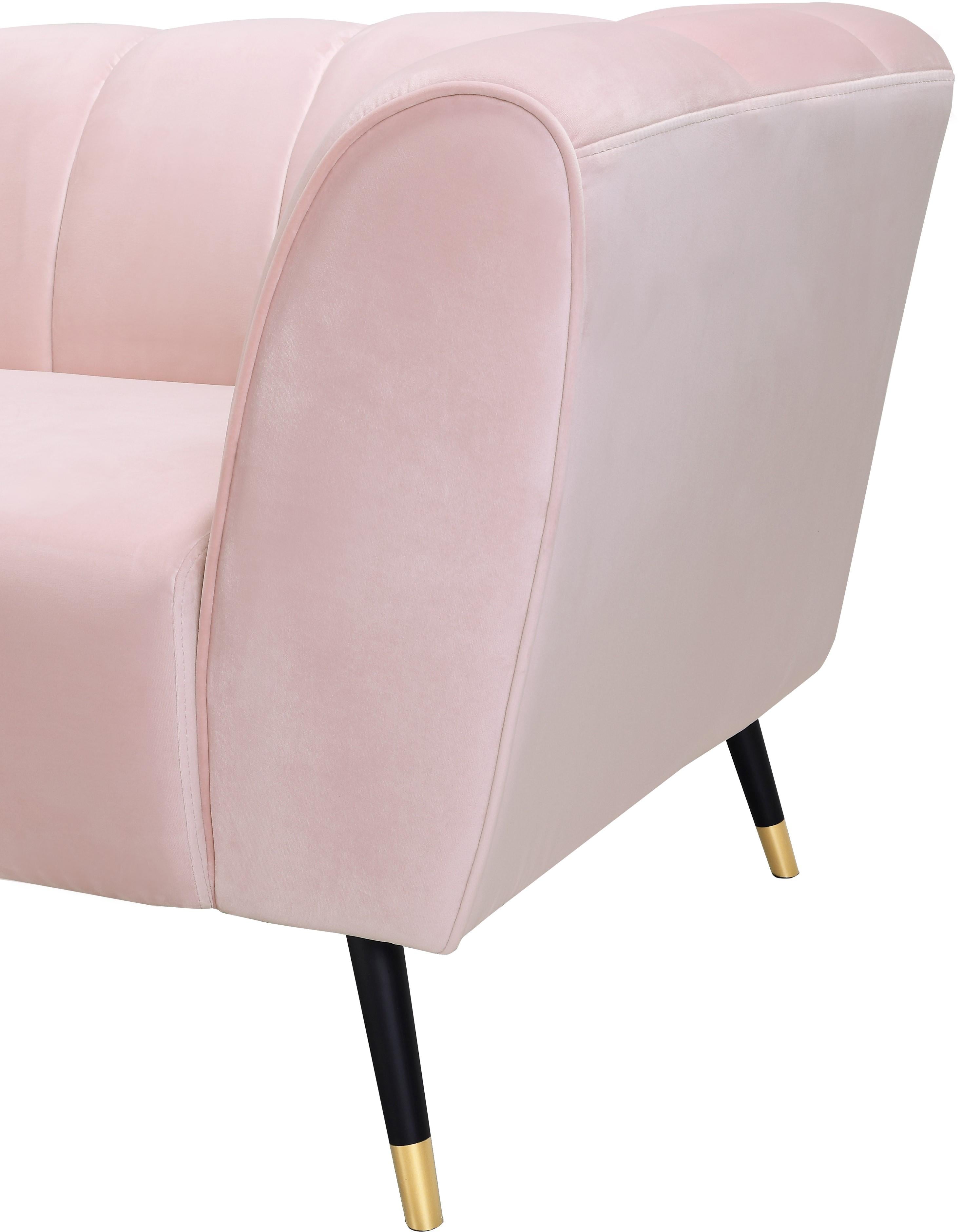 Beaumont Pink Velvet Chair - Luxury Home Furniture (MI)