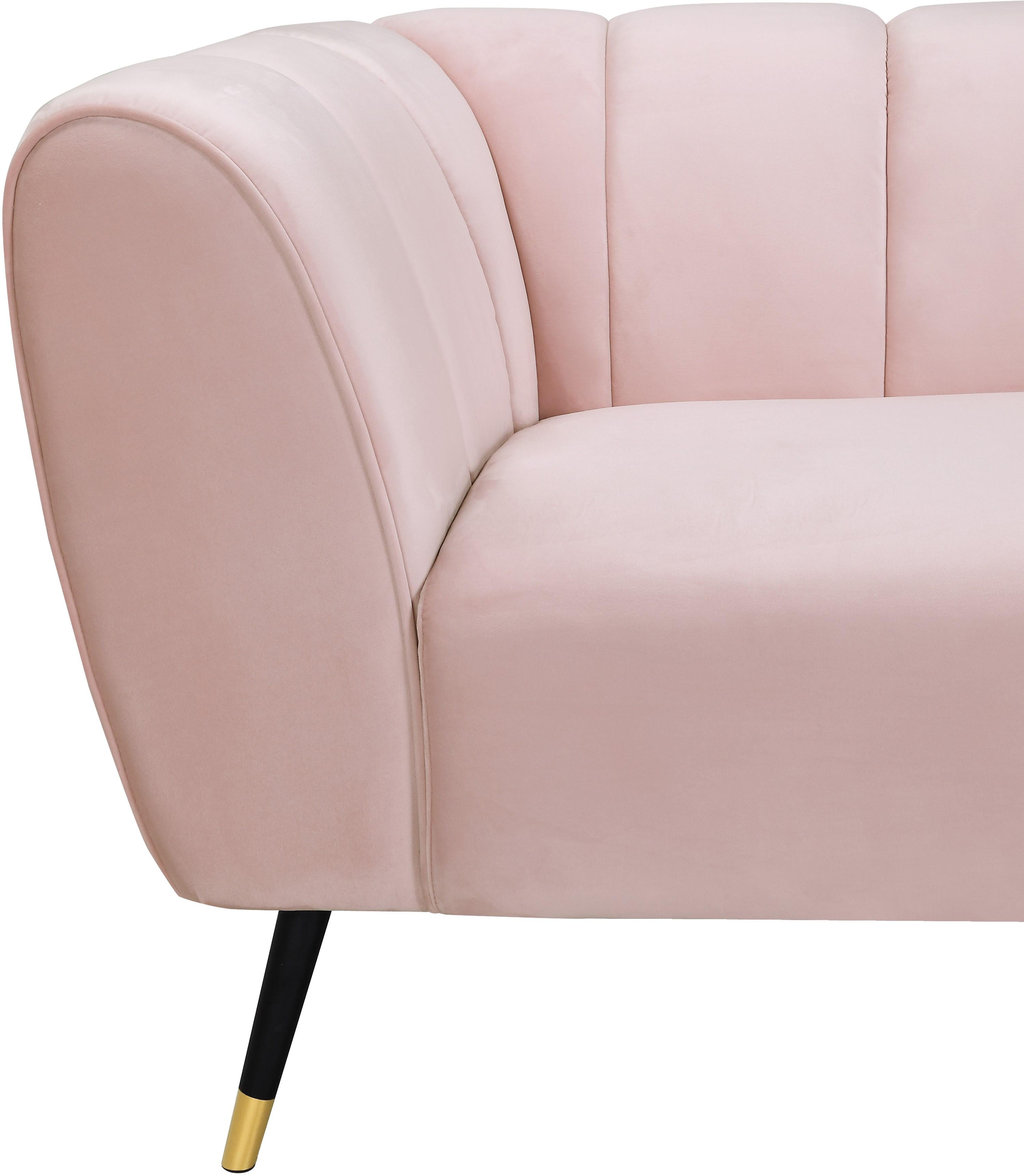 Beaumont Pink Velvet Chair - Luxury Home Furniture (MI)