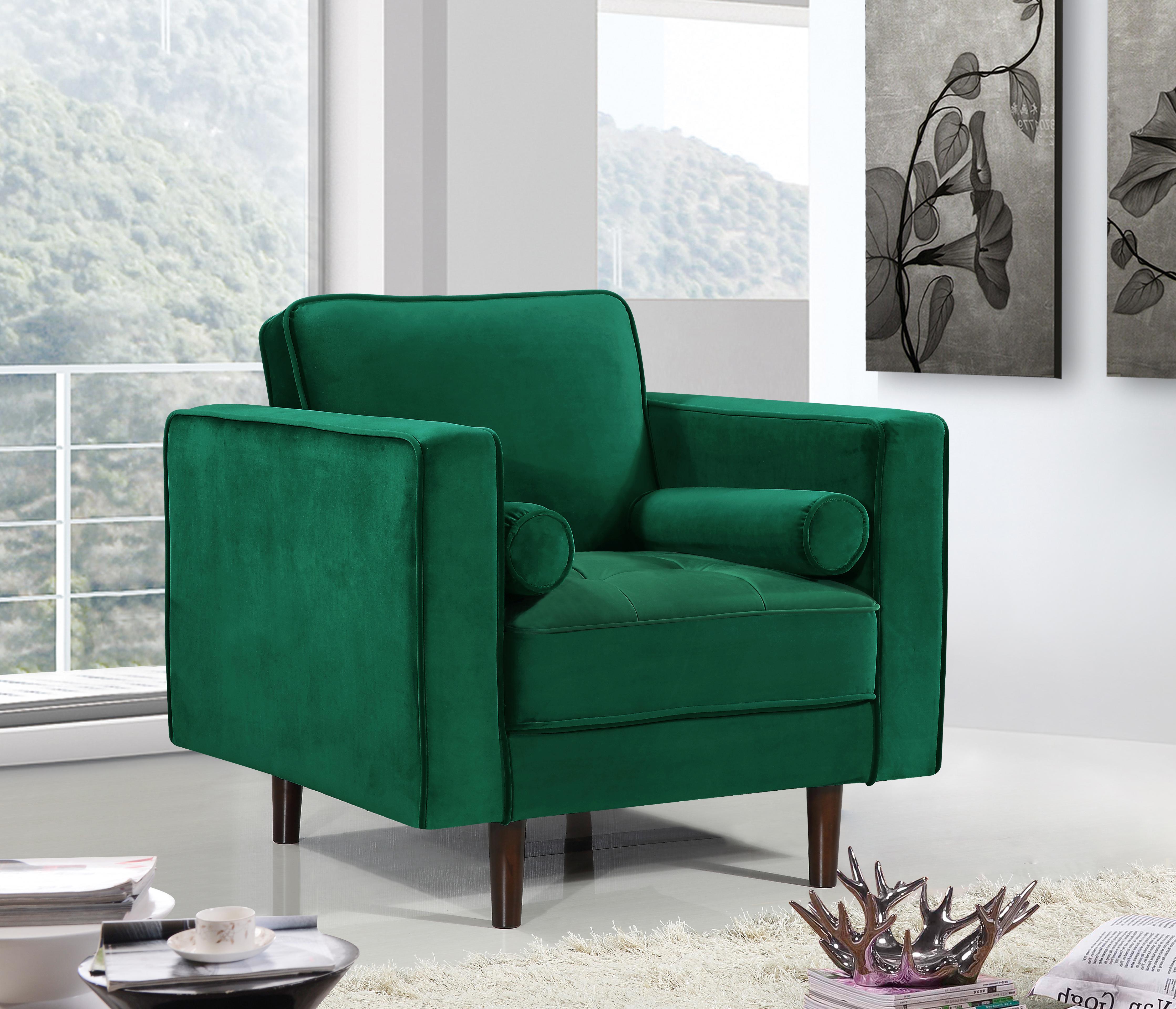 Emily Green Velvet Chair - Luxury Home Furniture (MI)