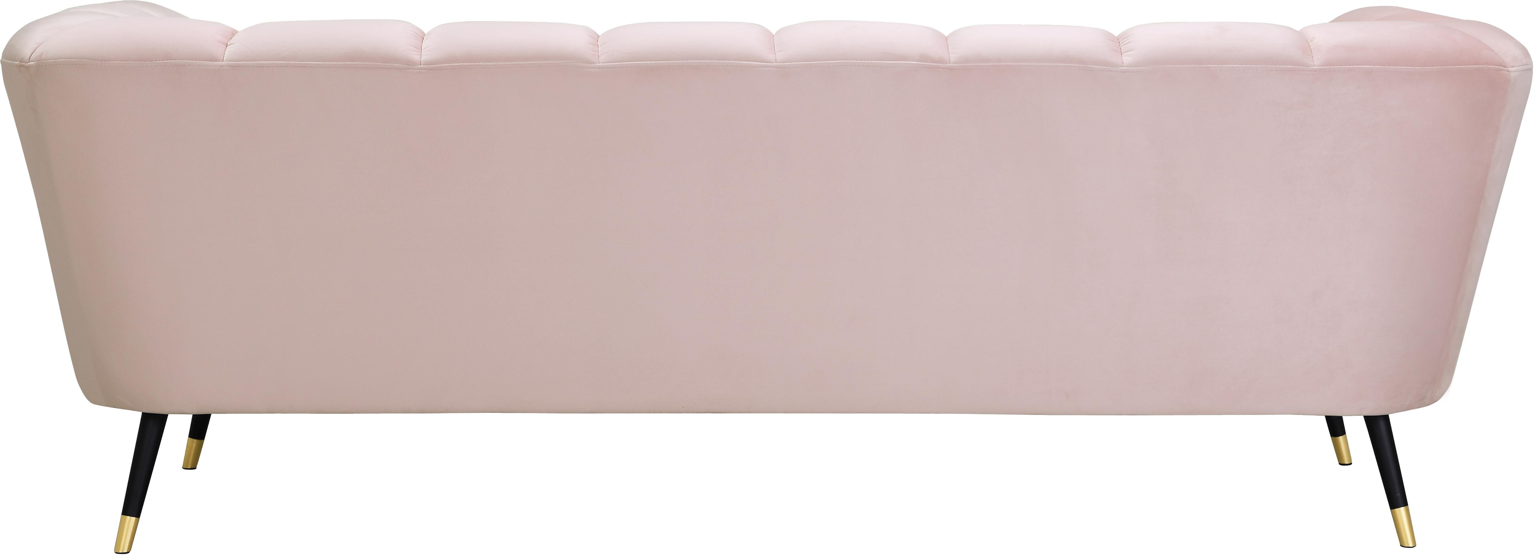 Beaumont Pink Velvet Sofa - Luxury Home Furniture (MI)