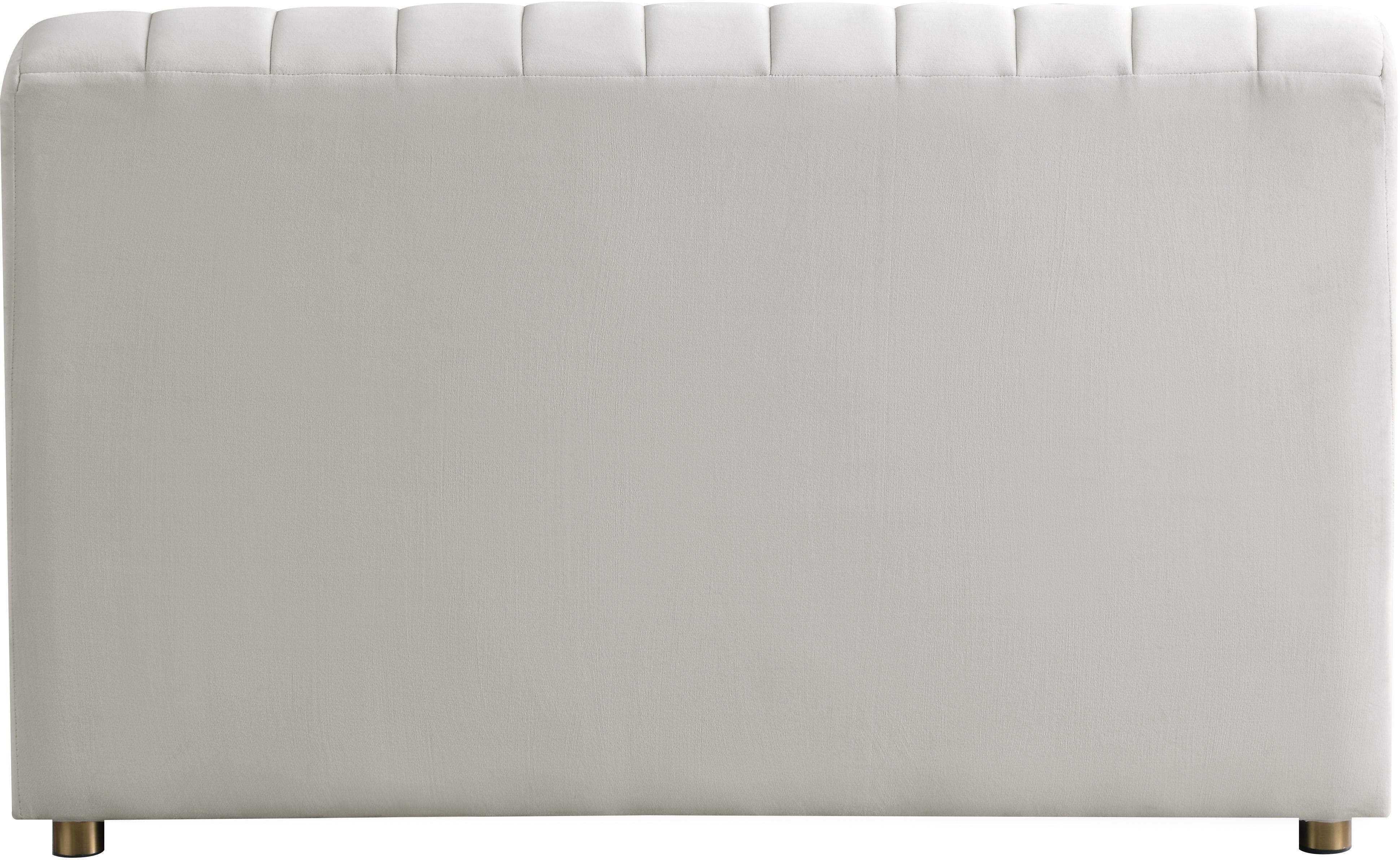 Naya Cream Velvet Chair - Luxury Home Furniture (MI)
