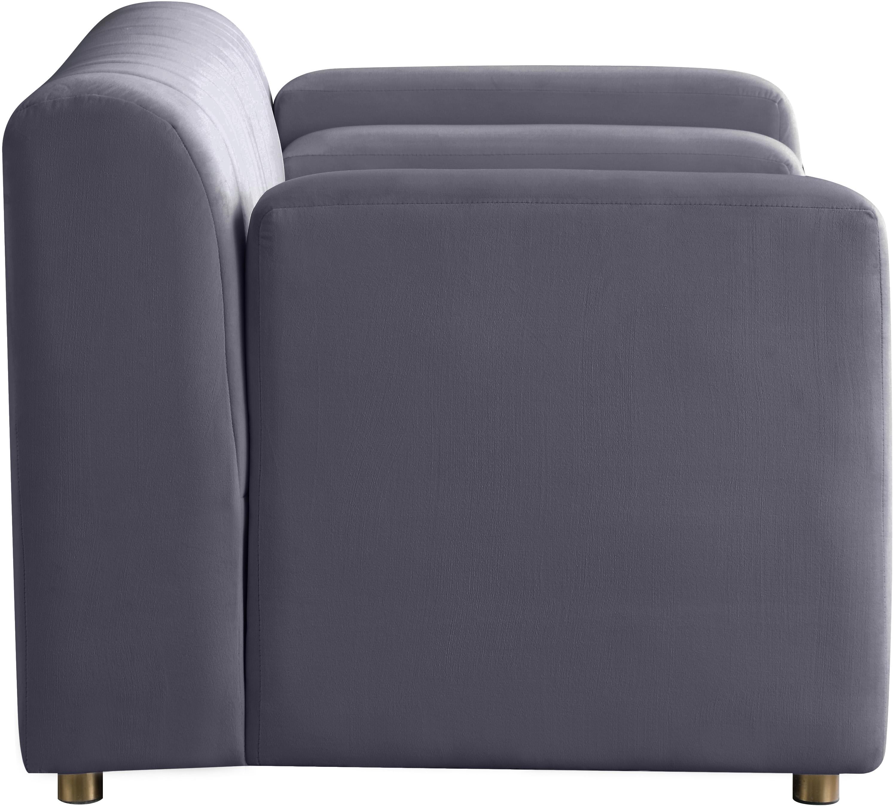 Naya Grey Velvet Chair - Luxury Home Furniture (MI)