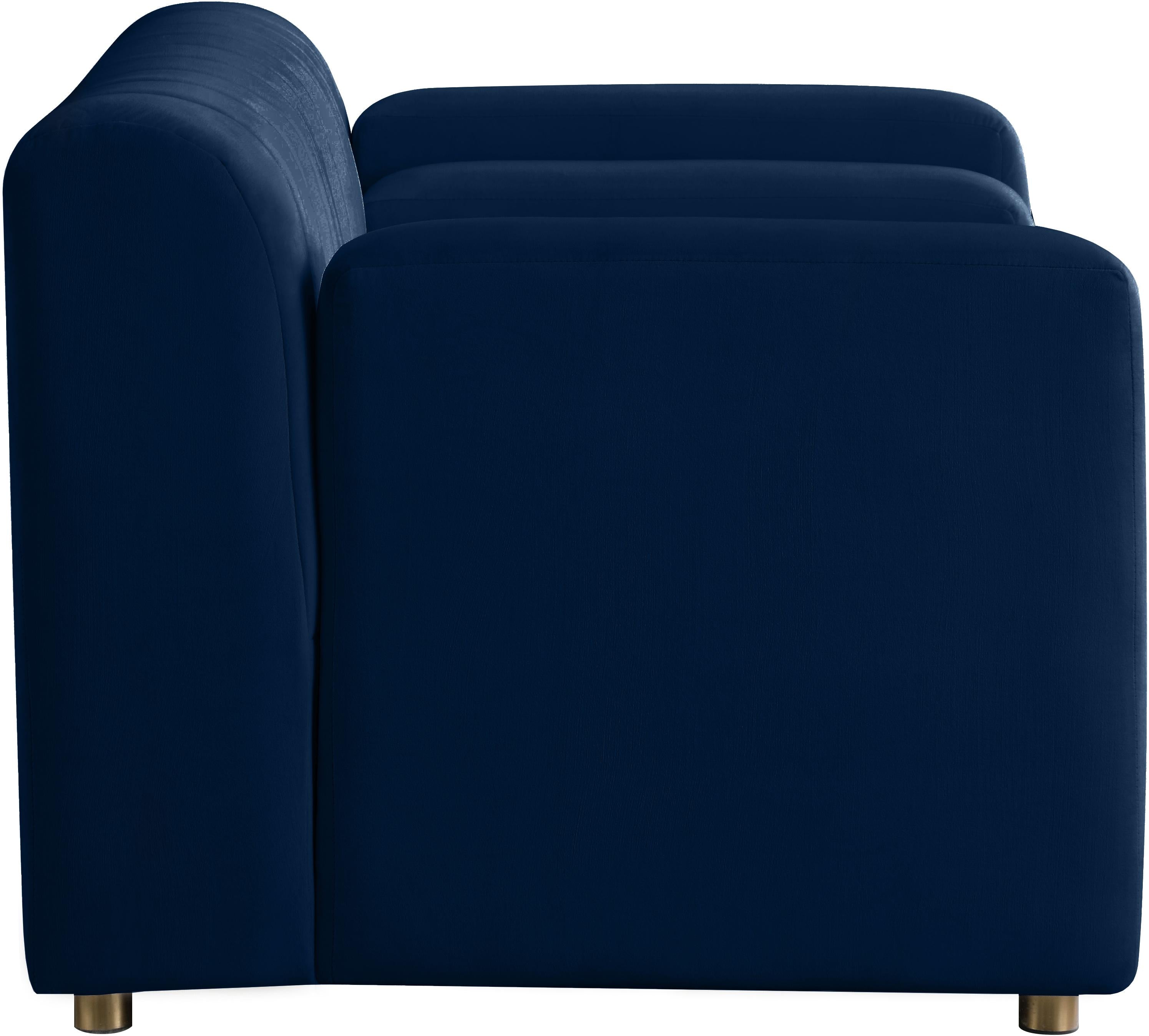 Naya Navy Velvet Chair - Luxury Home Furniture (MI)