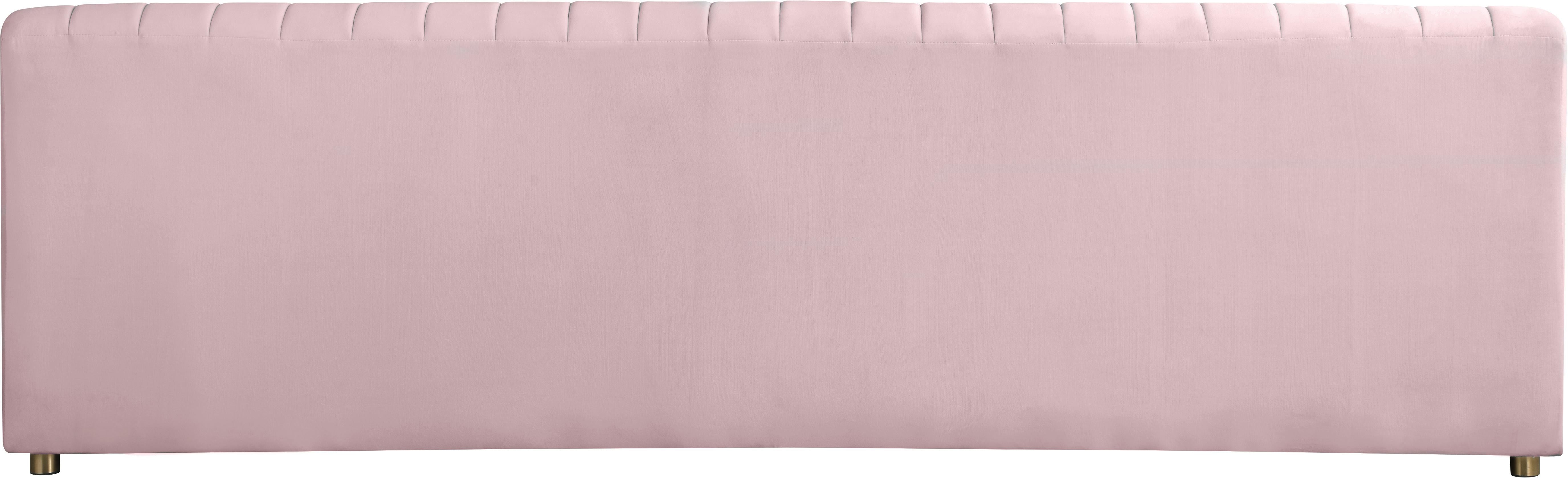 Naya Pink Velvet Sofa - Luxury Home Furniture (MI)
