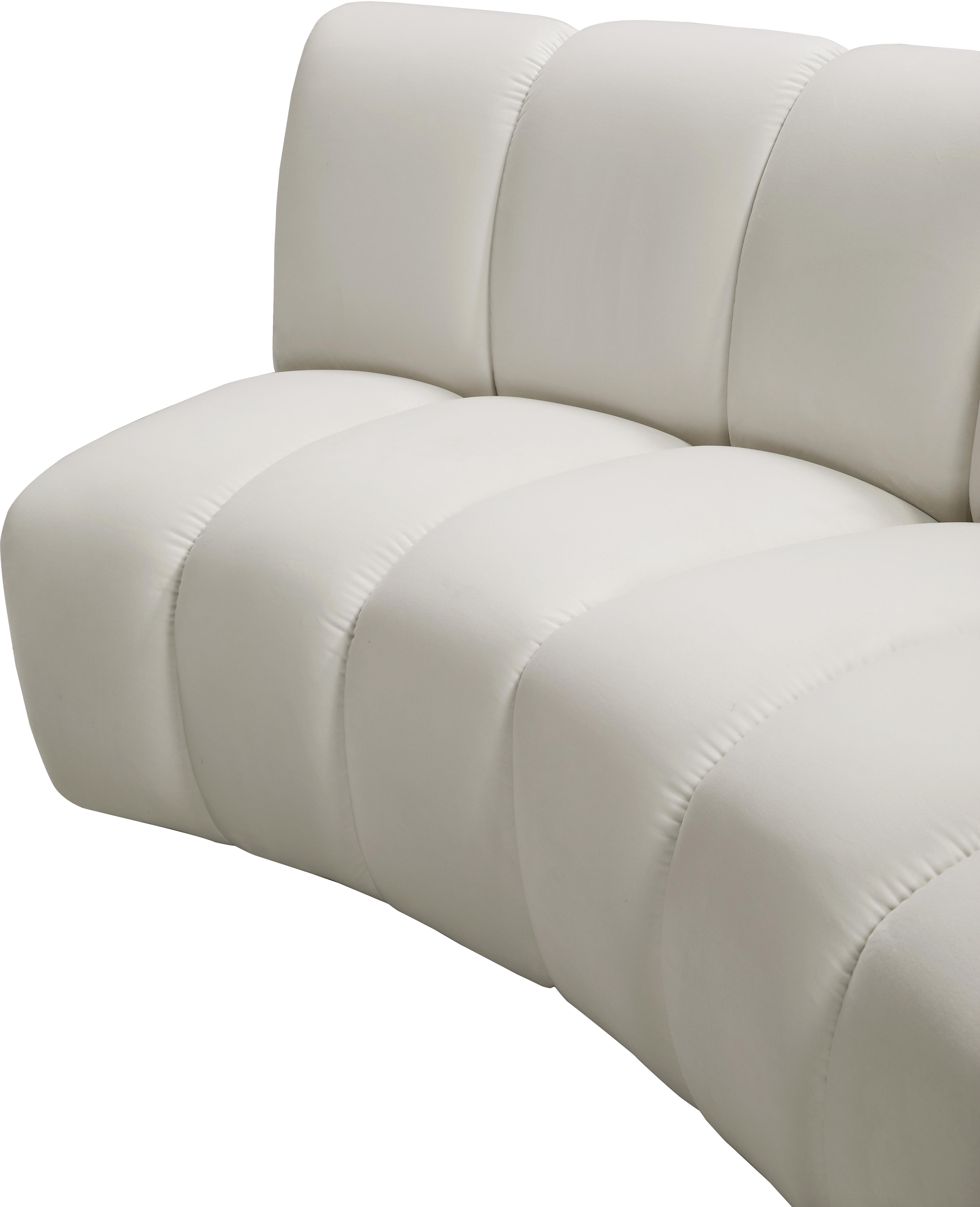 Infinity Cream Velvet 11pc. Modular Sectional - Luxury Home Furniture (MI)