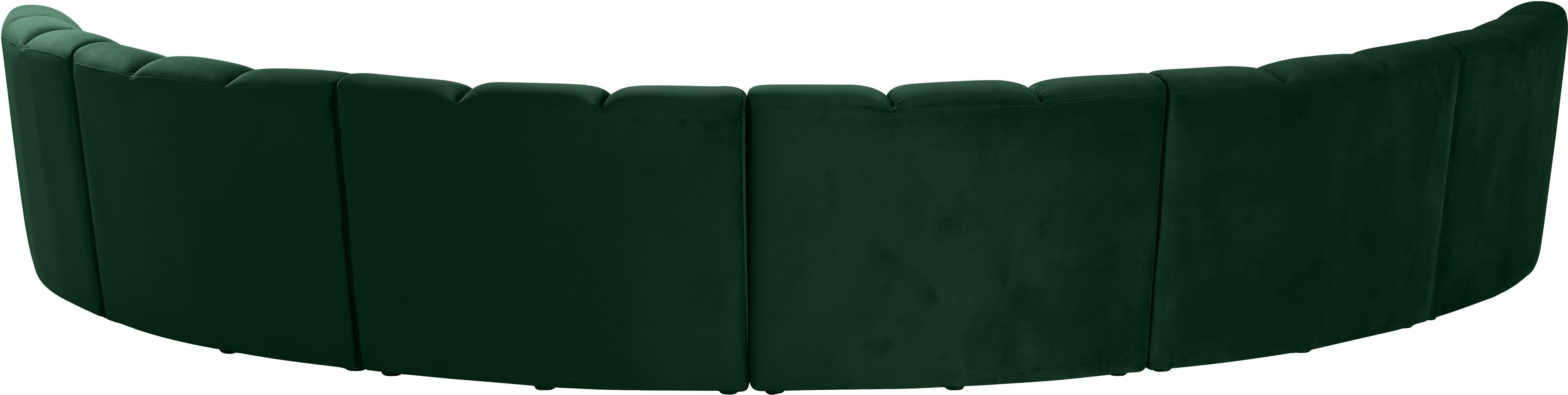 Infinity Green Velvet 6pc. Modular Sectional - Luxury Home Furniture (MI)