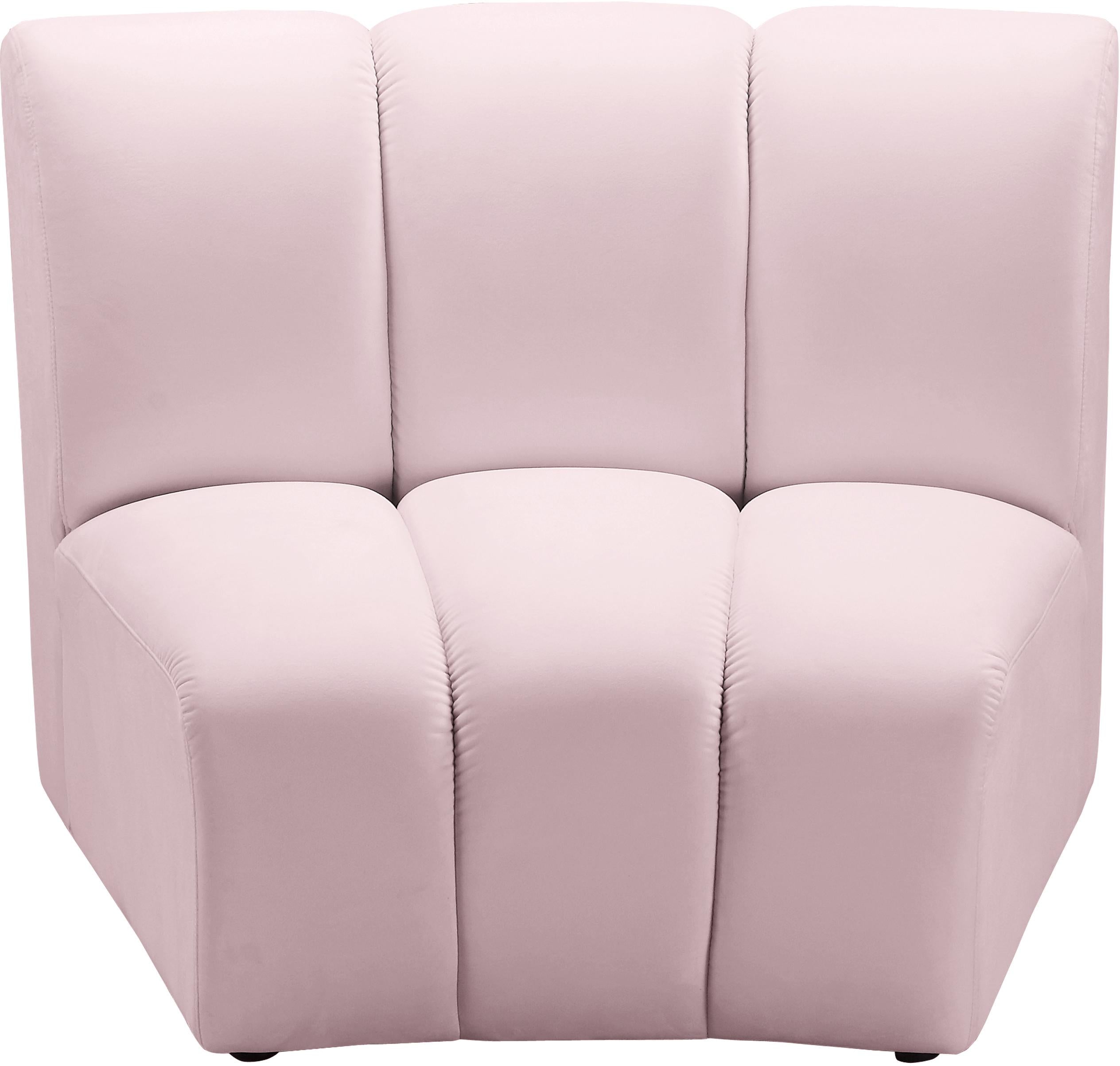 Infinity Pink Velvet Modular Chair - Luxury Home Furniture (MI)