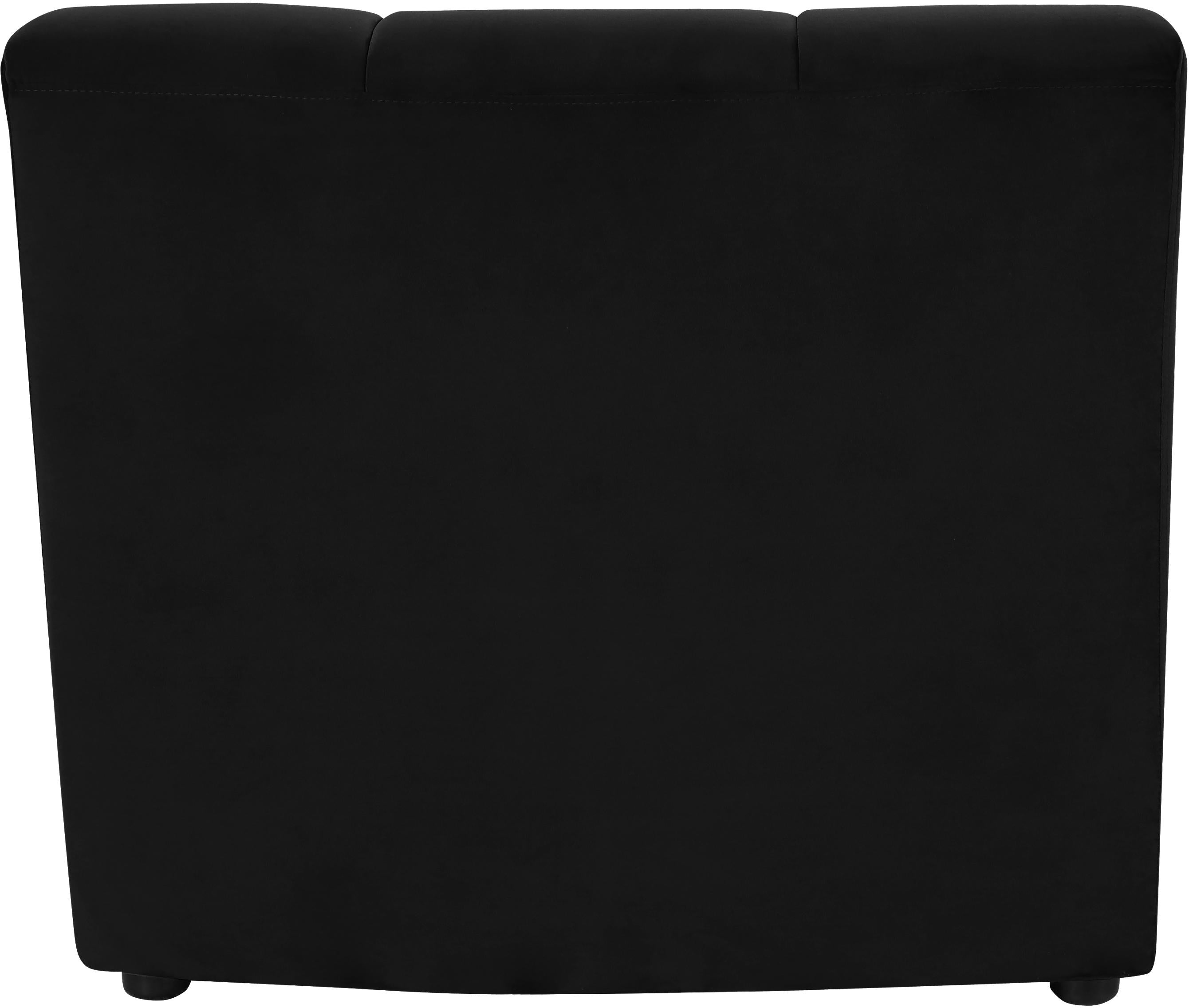 Limitless Black Velvet Modular Chair - Luxury Home Furniture (MI)