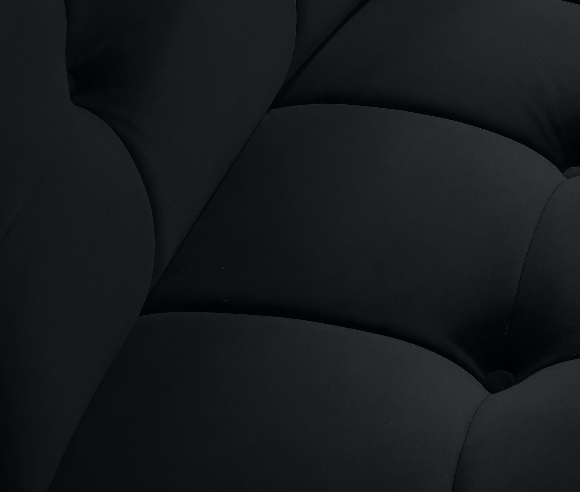 Limitless Black Velvet Modular Chair - Luxury Home Furniture (MI)