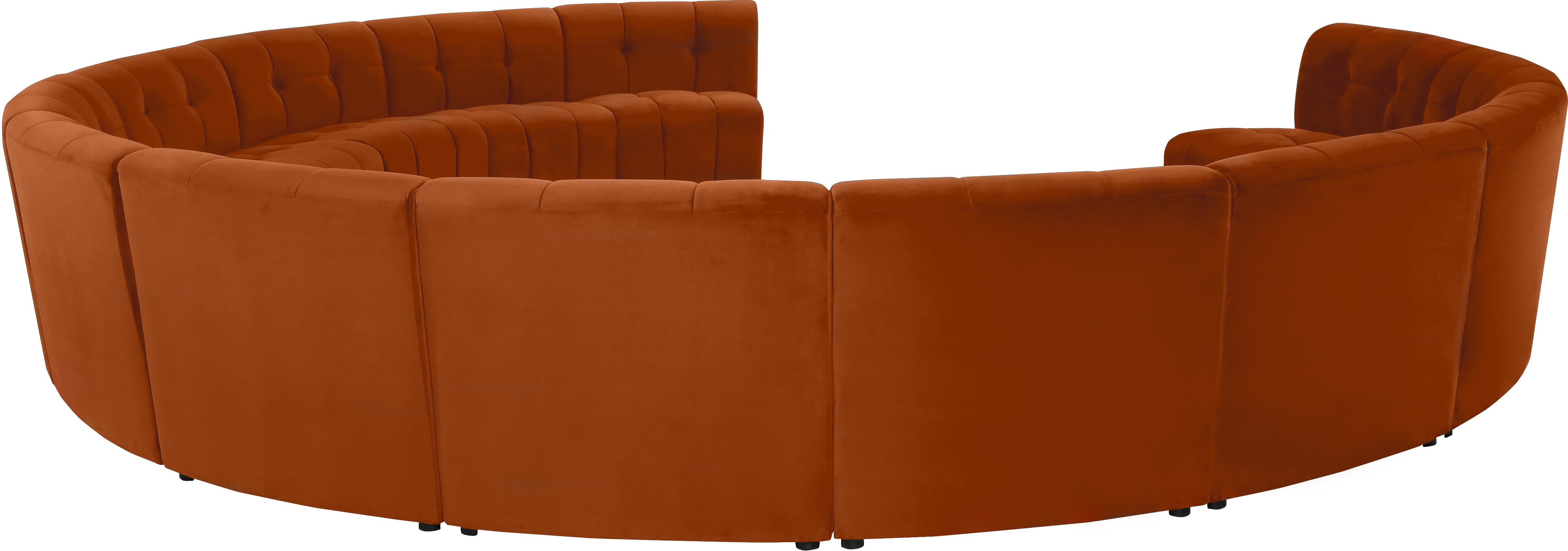 Limitless Cognac Velvet 13pc. Modular Sectional - Luxury Home Furniture (MI)