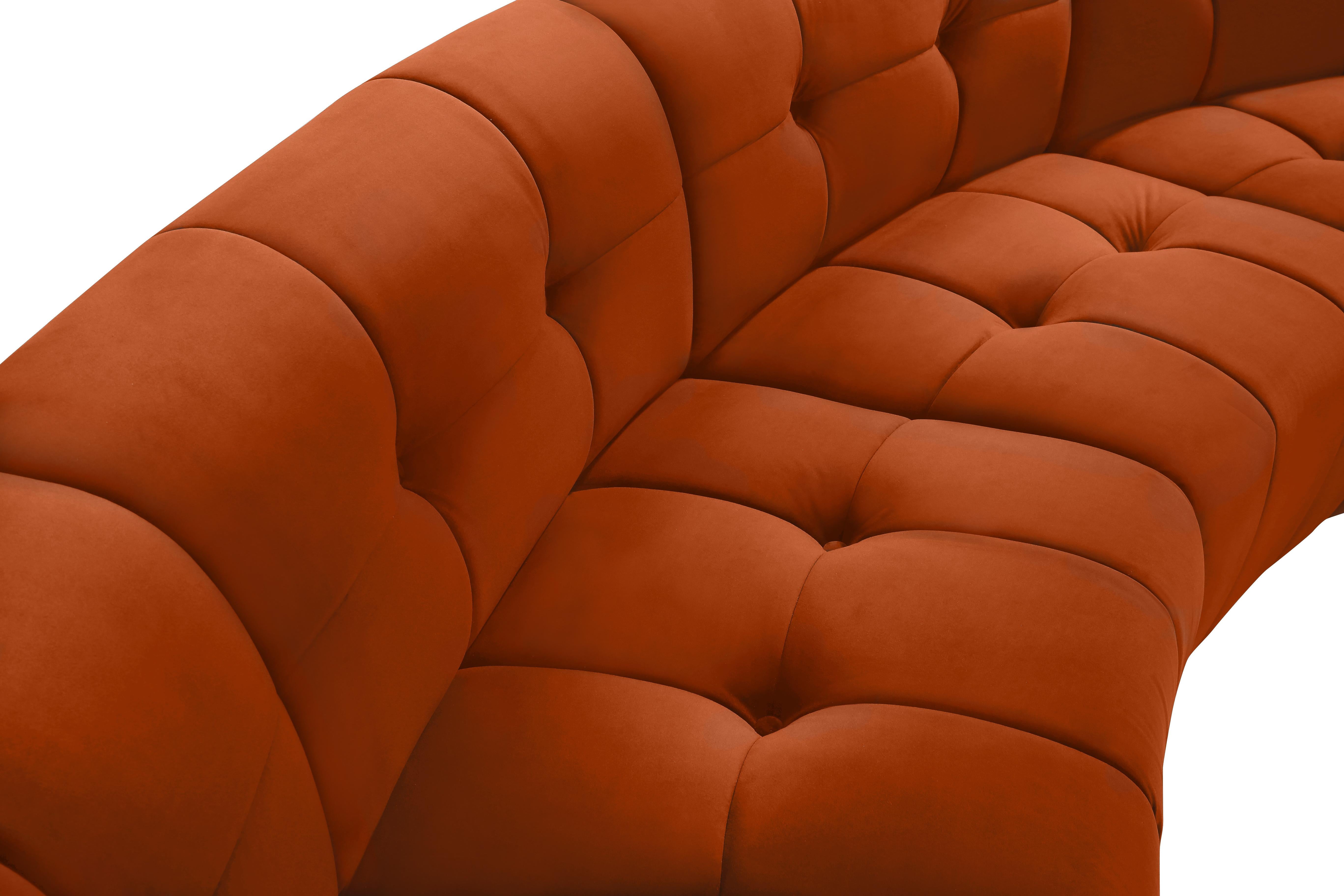 Limitless Cognac Velvet 10pc. Modular Sectional - Luxury Home Furniture (MI)