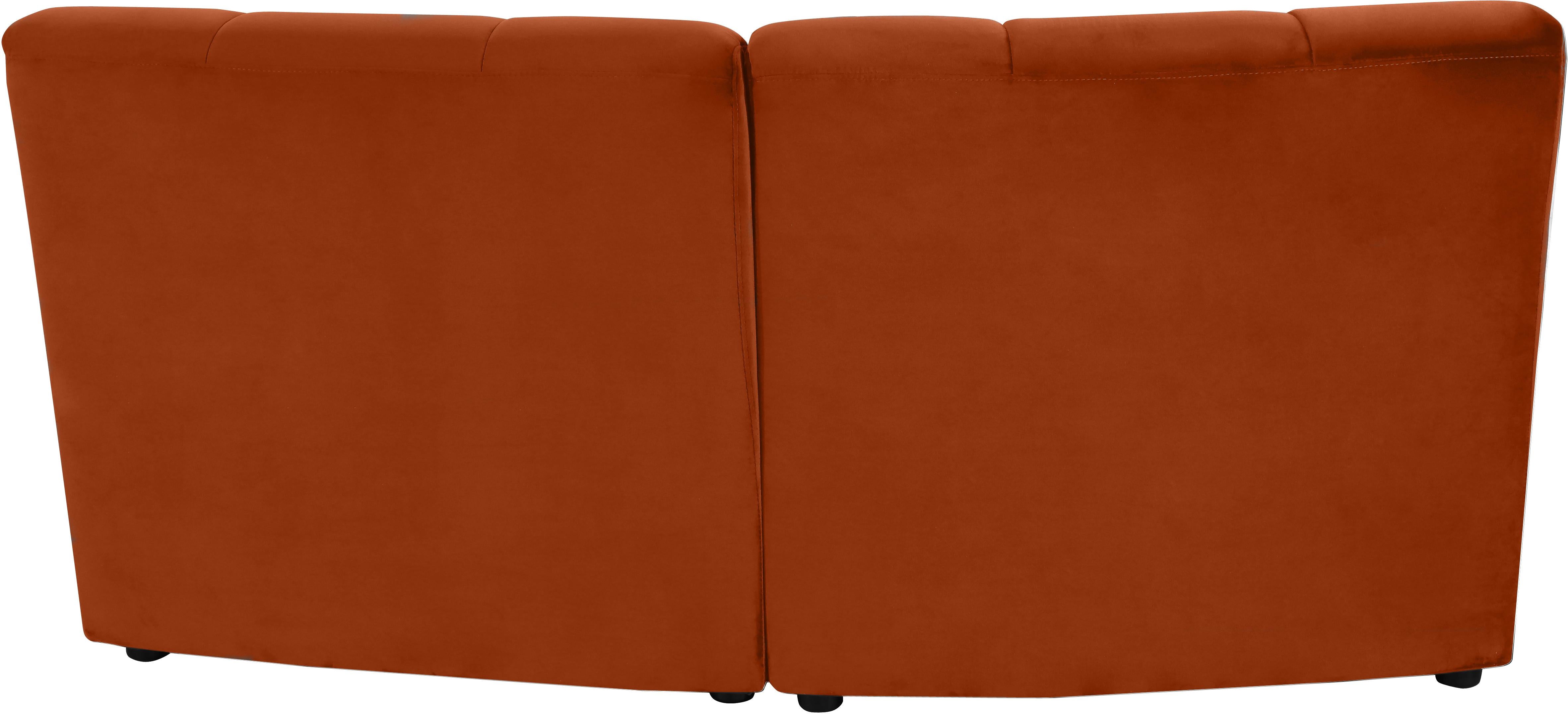 Limitless Cognac Velvet 2pc. Modular Sectional - Luxury Home Furniture (MI)