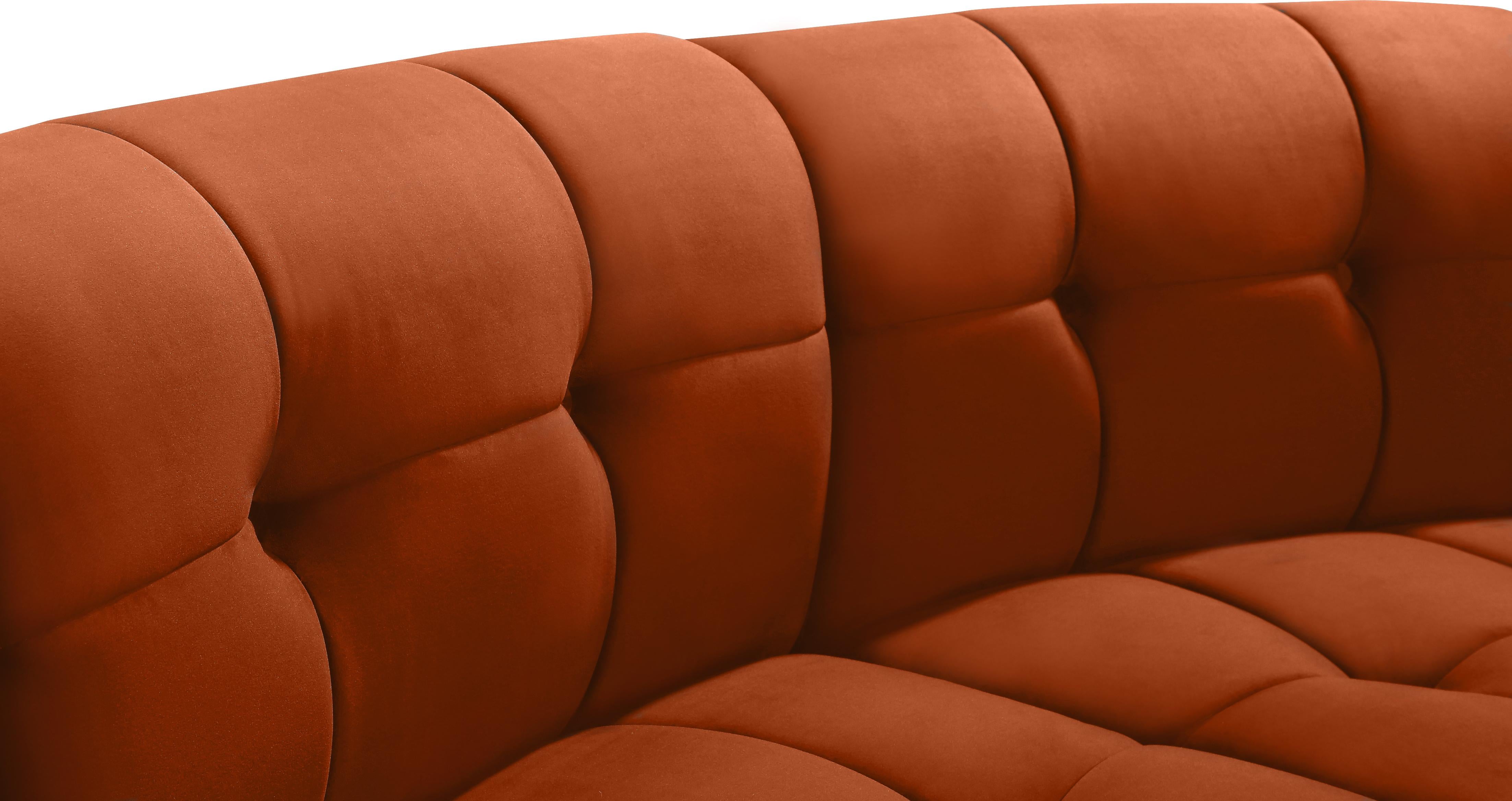 Limitless Cognac Velvet 2pc. Modular Sectional - Luxury Home Furniture (MI)