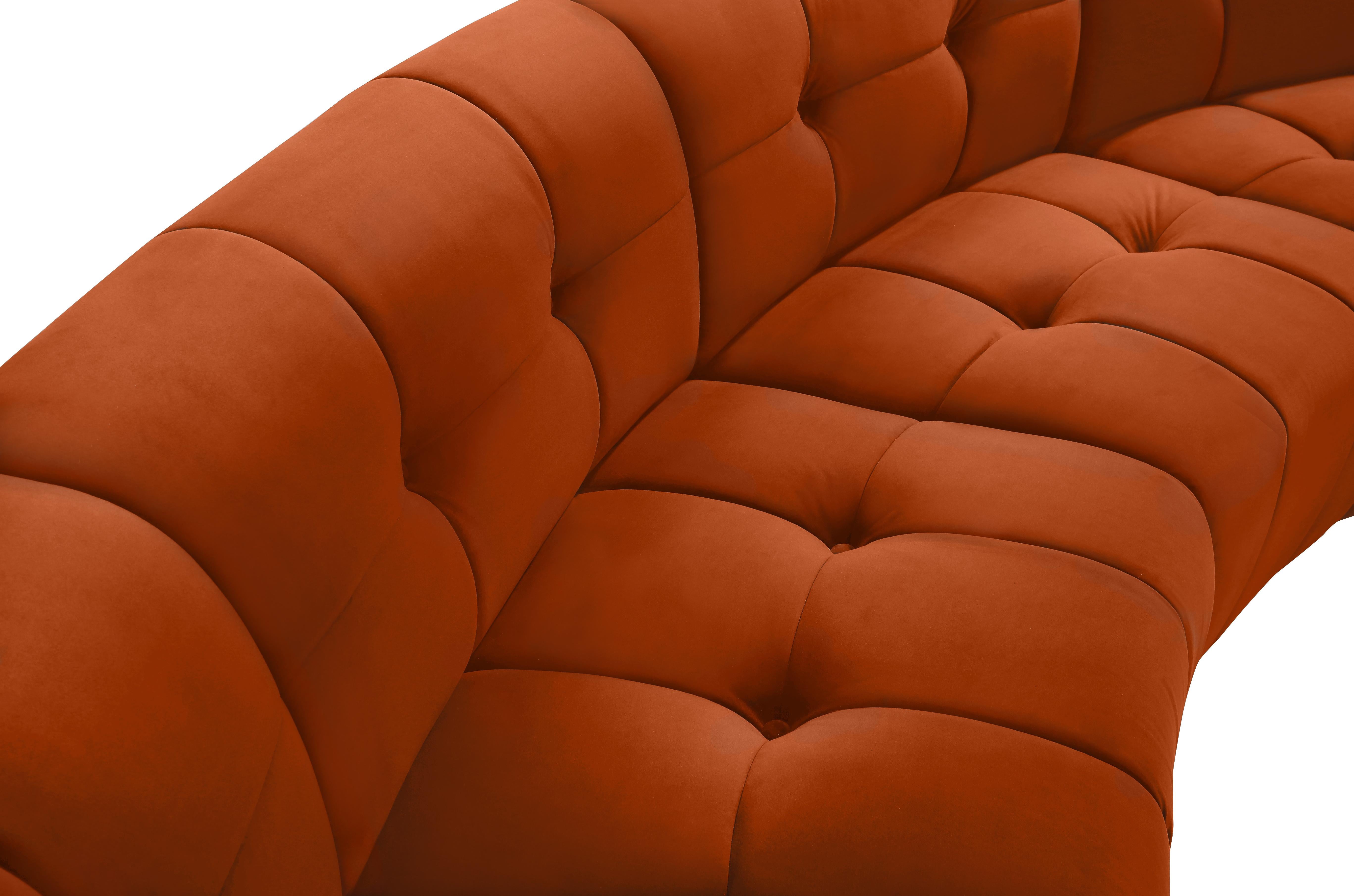 Limitless Cognac Velvet 6pc. Modular Sectional - Luxury Home Furniture (MI)
