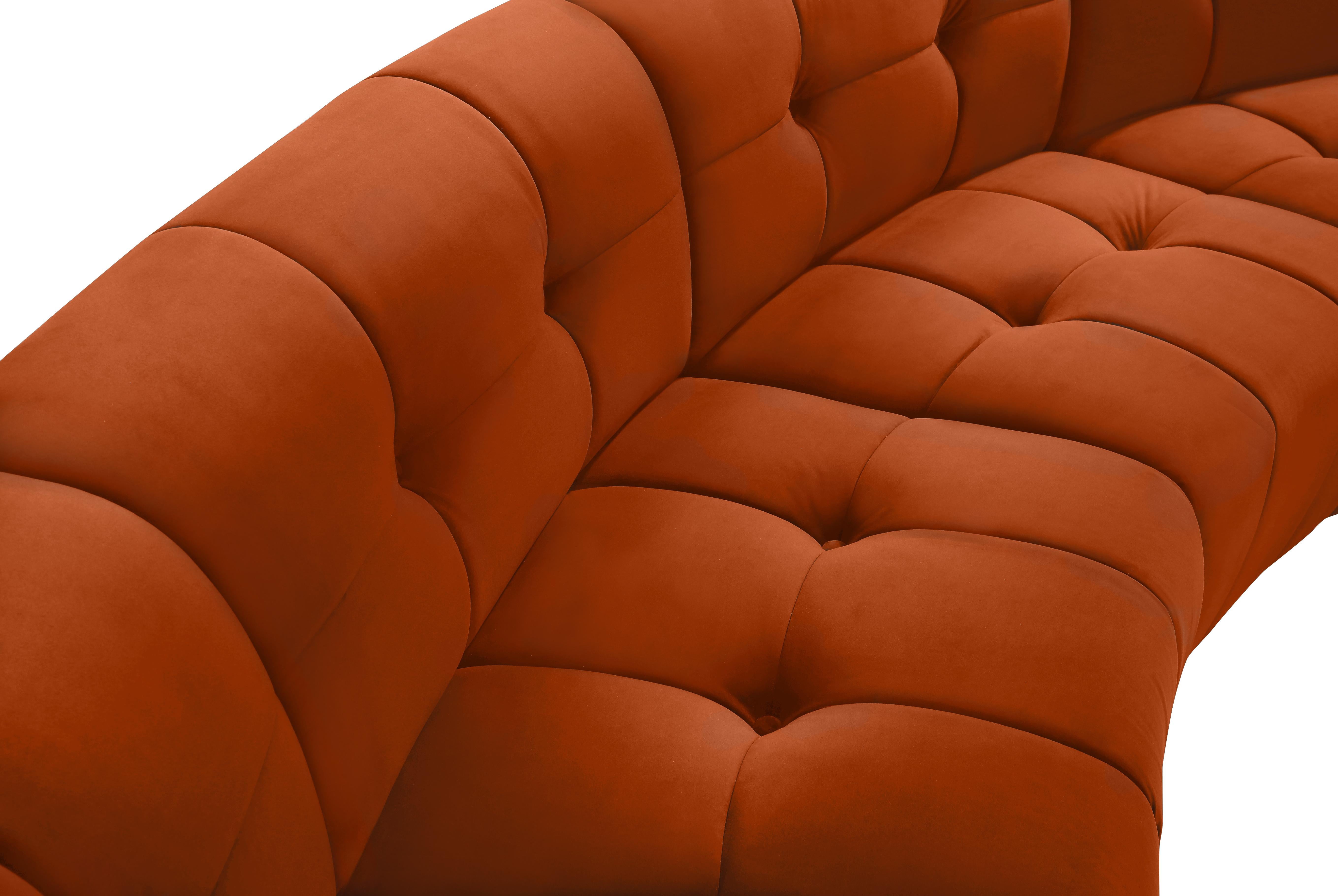 Limitless Cognac Velvet 7pc. Modular Sectional - Luxury Home Furniture (MI)