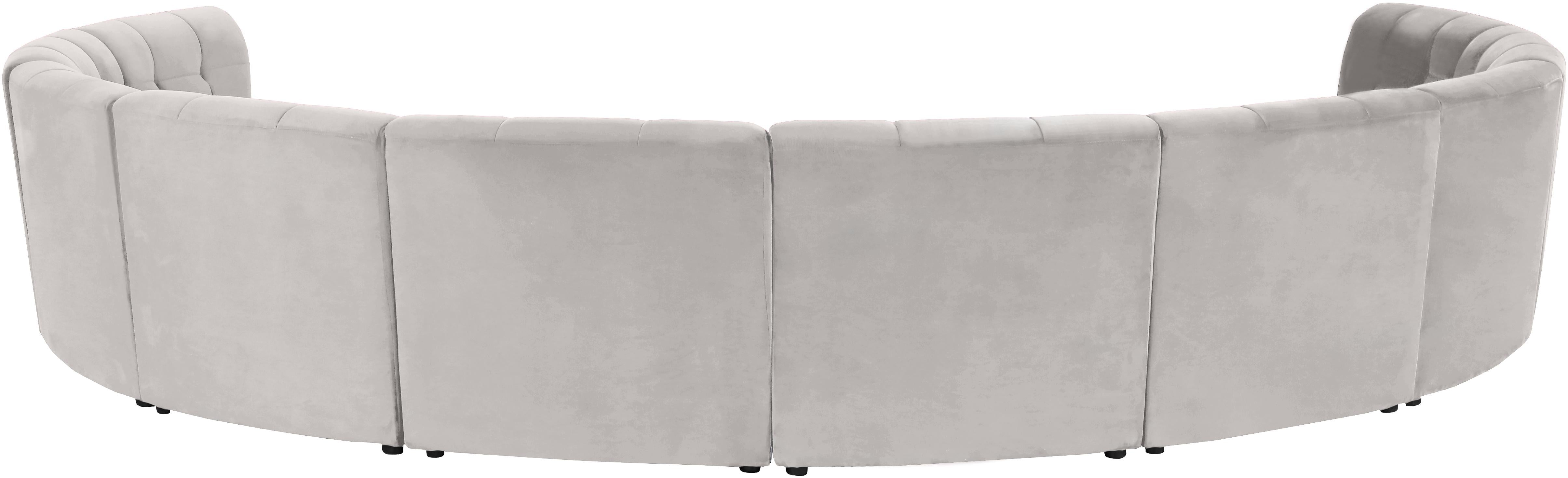 Limitless Cream Velvet 10pc. Modular Sectional - Luxury Home Furniture (MI)