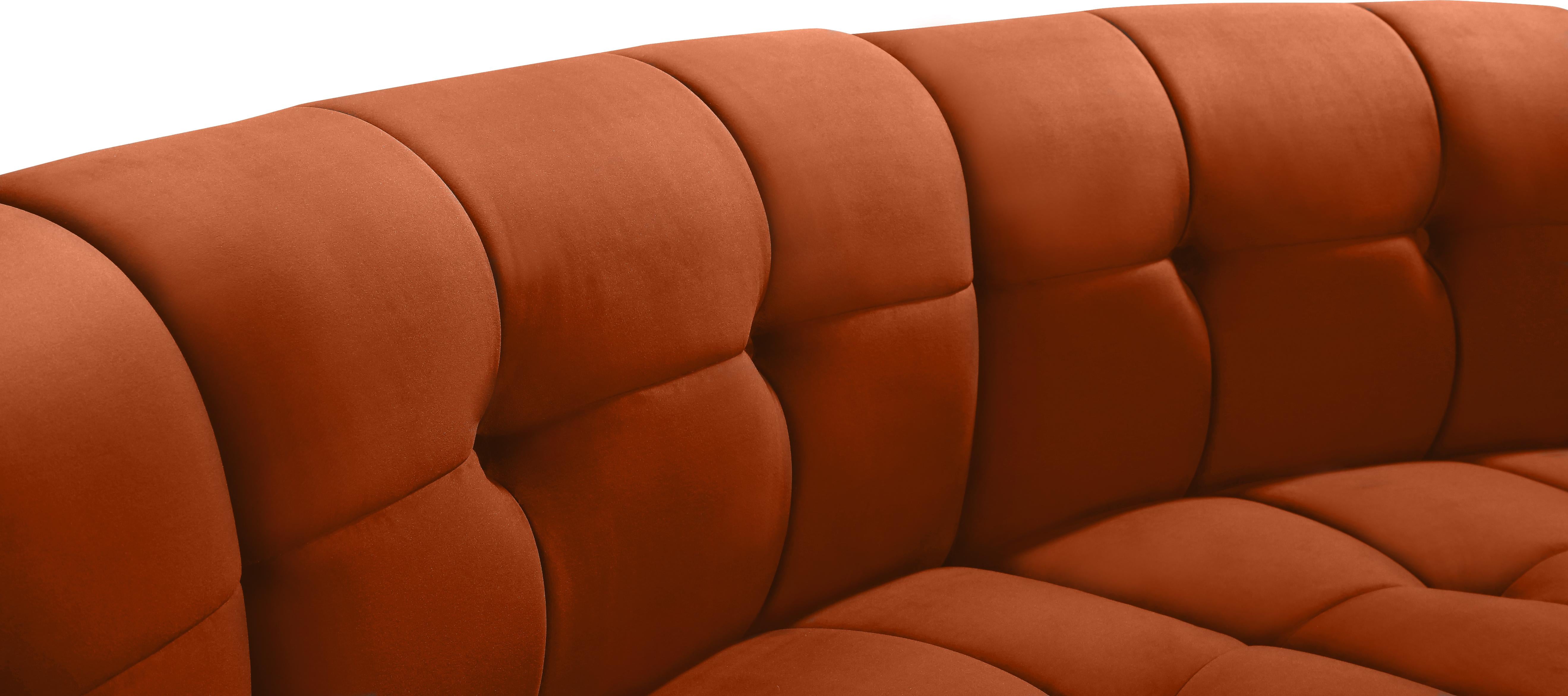 Limitless Cognac Velvet 7pc. Modular Sectional - Luxury Home Furniture (MI)