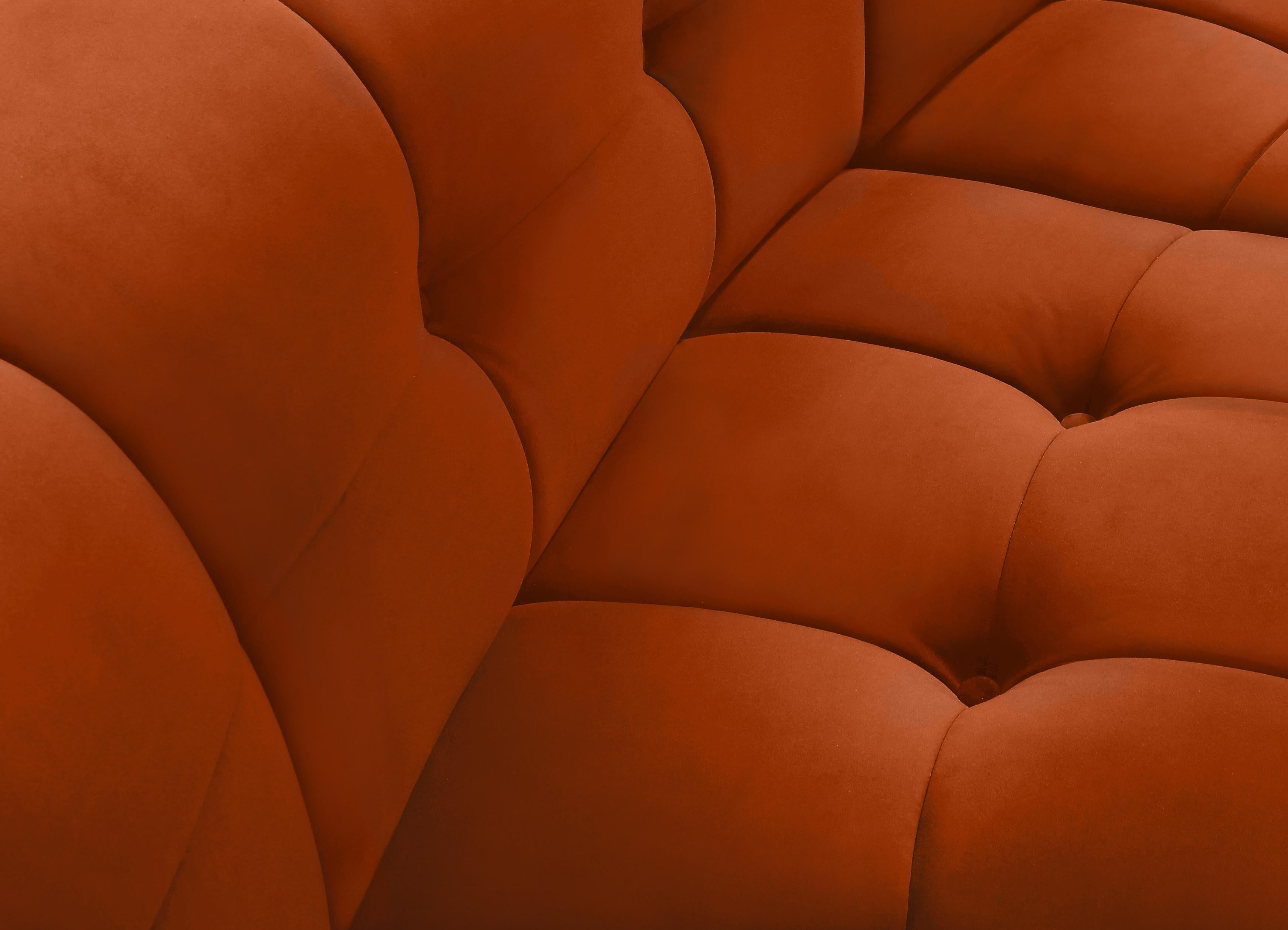 Limitless Cognac Velvet Modular Chair - Luxury Home Furniture (MI)