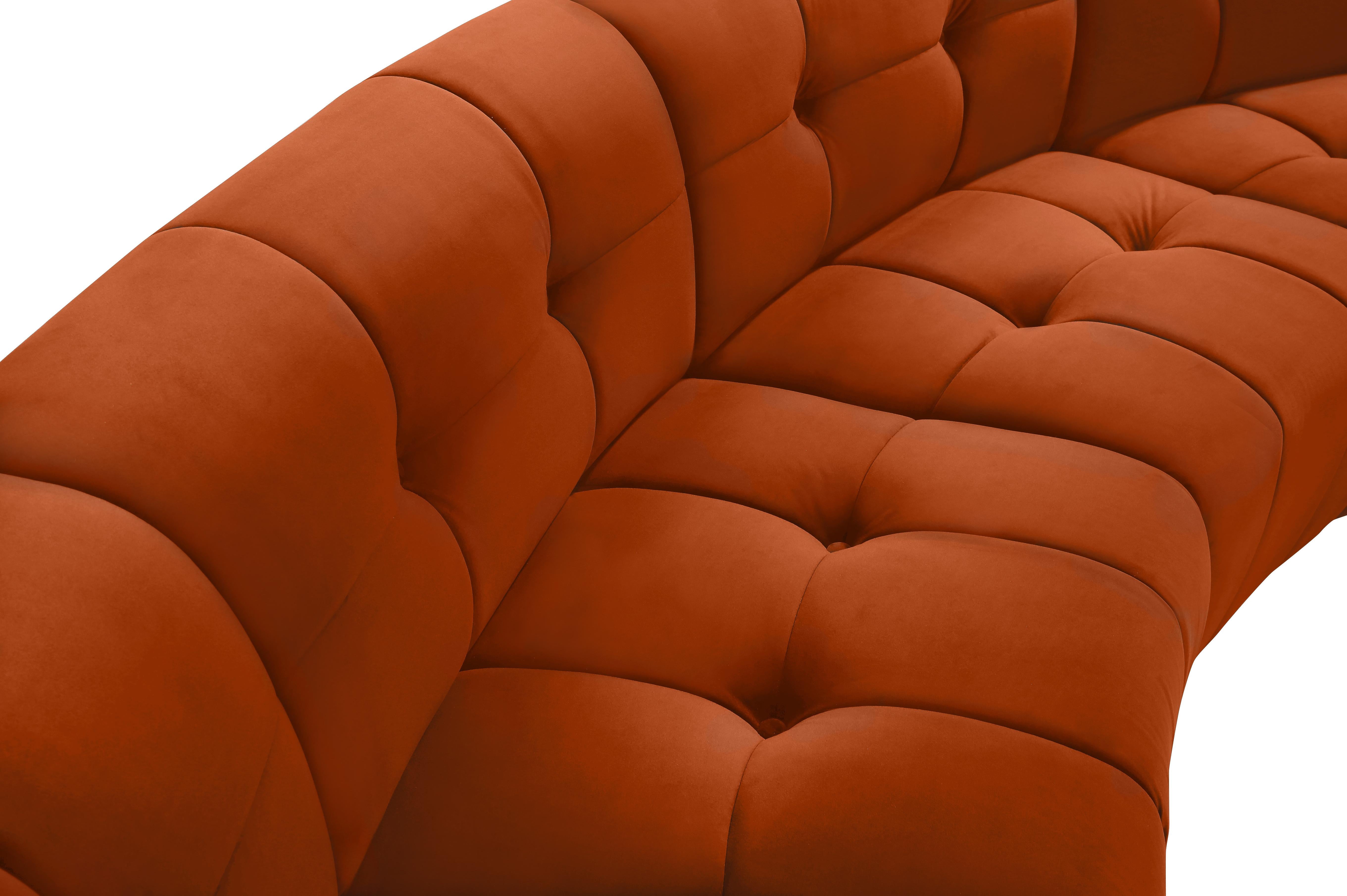 Limitless Cognac Velvet 8pc. Modular Sectional - Luxury Home Furniture (MI)