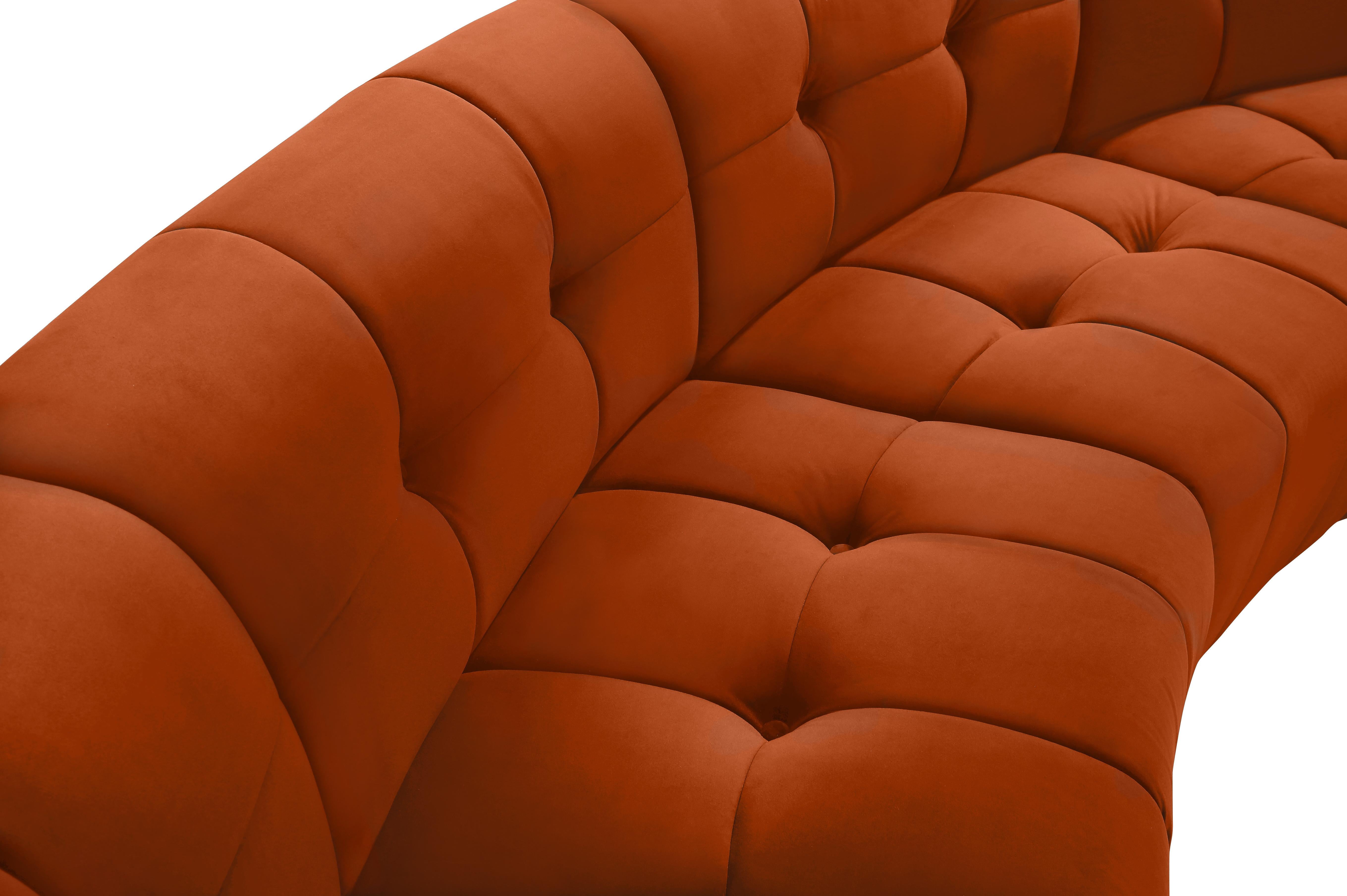 Limitless Cognac Velvet 9pc. Modular Sectional - Luxury Home Furniture (MI)