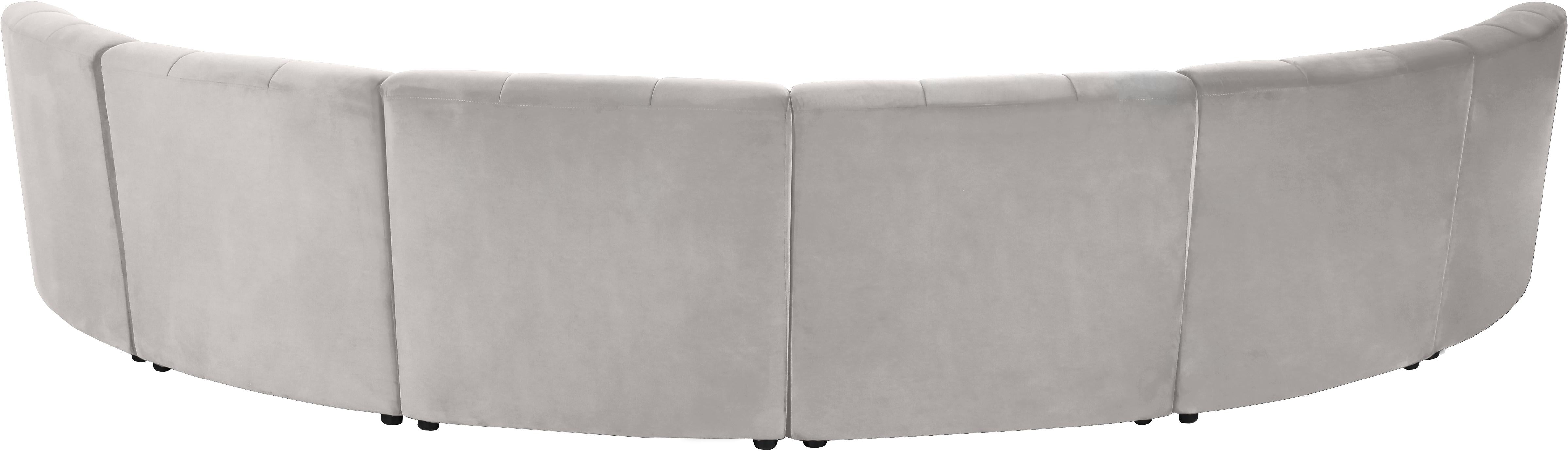 Limitless Cream Velvet 6pc. Modular Sectional - Luxury Home Furniture (MI)